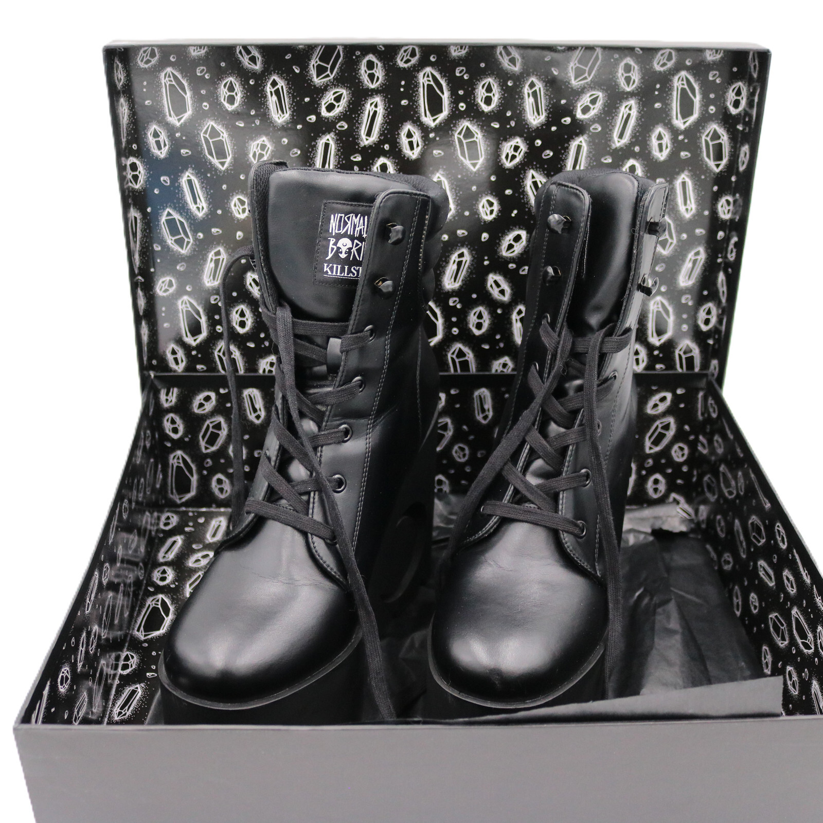 Black – KILLSTAR – Diana Crescent Wedge Boots