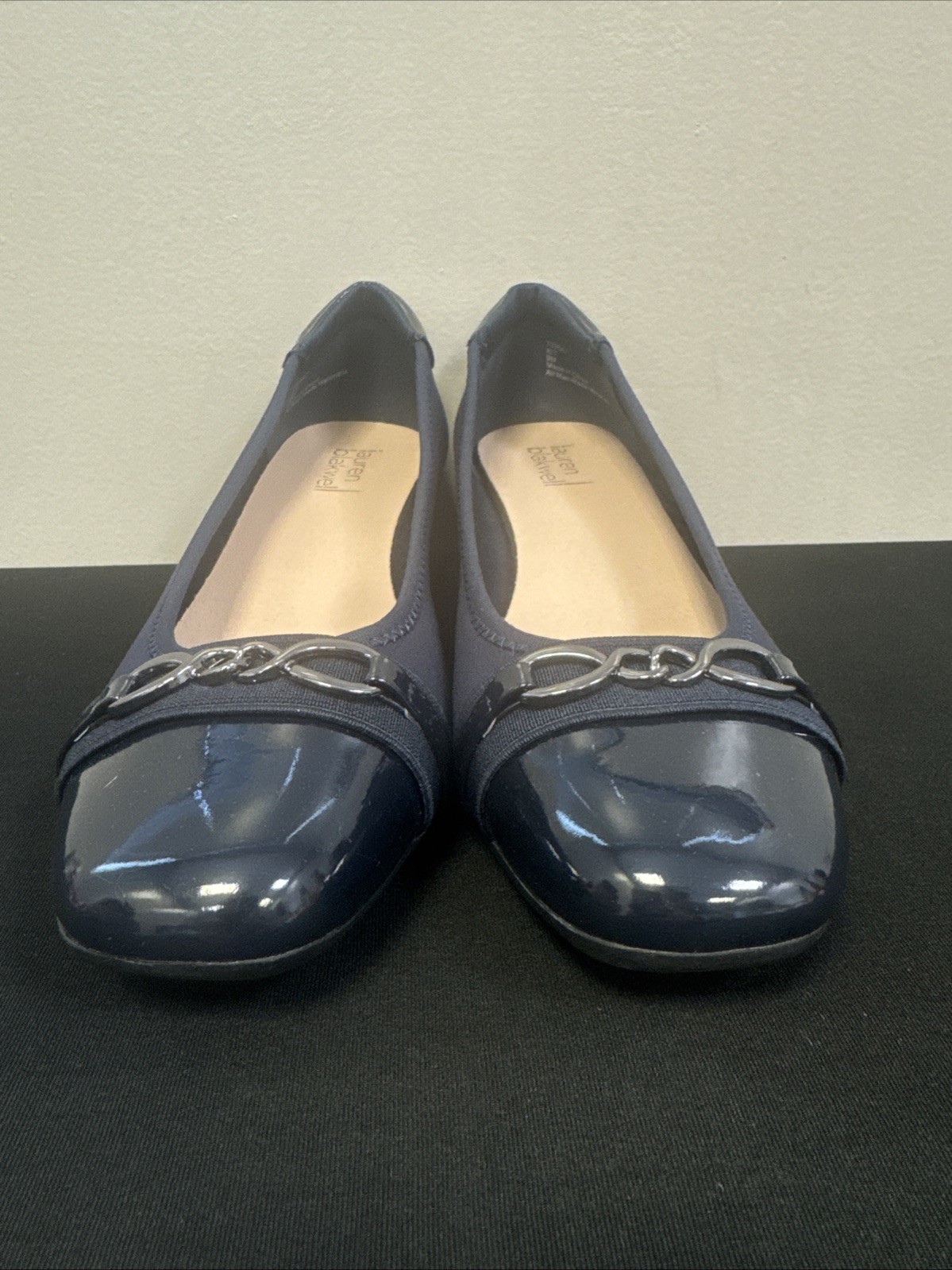 Lauren Blakwell Womens Wedge Shoes Size 9 M Blue