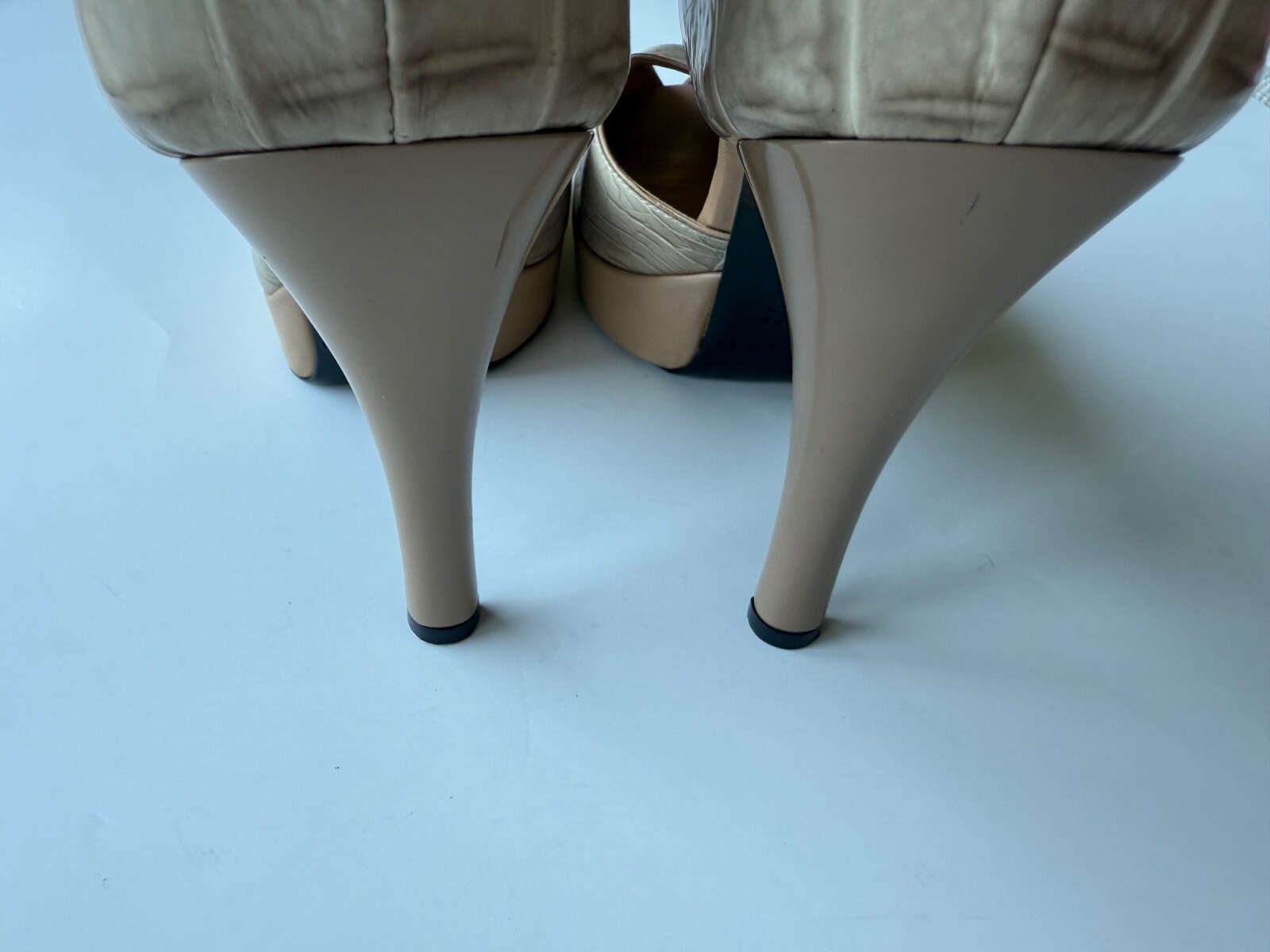 CASADEI Platform Ankle Strap High Heels Sz 7.5