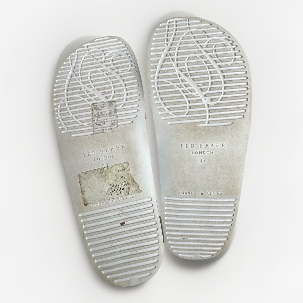 Ted Baker Women’s Ashlin Floral Printed Pool Sliders Size US 6.5 UK 37