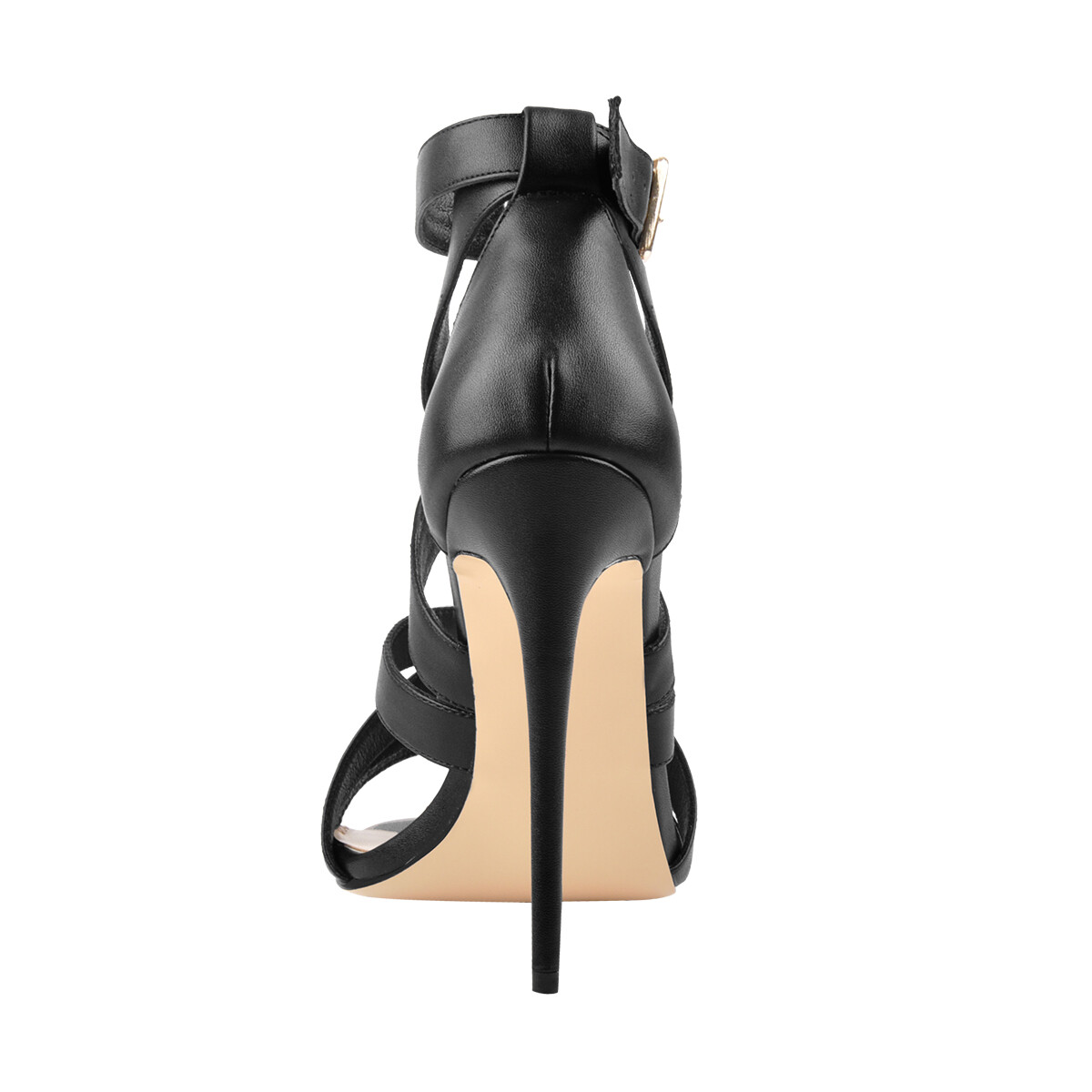 Onlymaker Womens Cross Strap Stiletto Open Toe Sandals Sexy High Heel Ankle Shoe