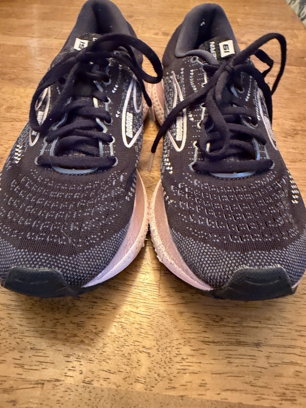 Brooks Womens Glycerin 19 Black/Ombre/Metallic Running Shoes Size 10