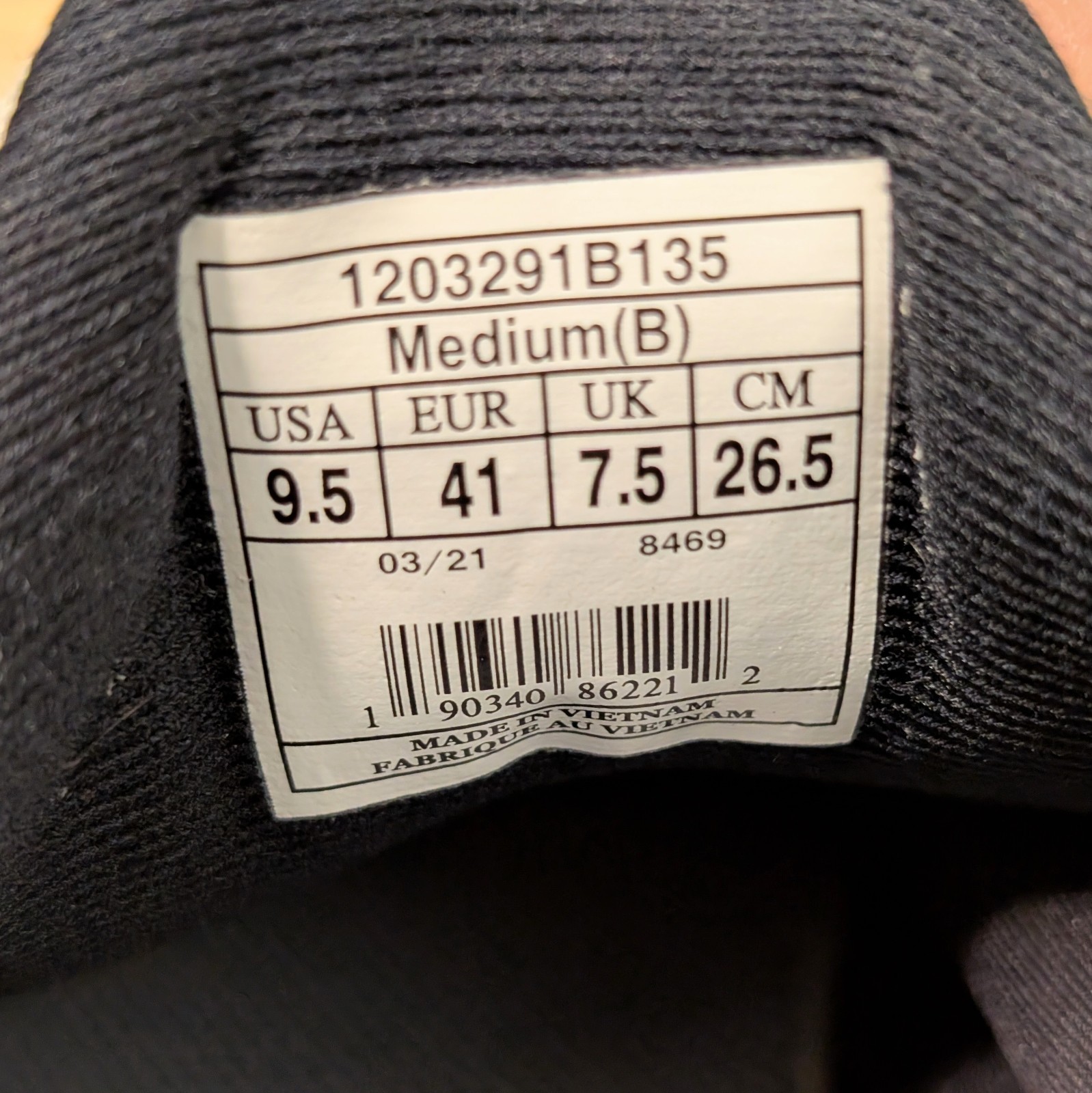 Brooks Adrenaline 21 Black Gray Running Shoes 1203291B135 Womens Size 9.5 B