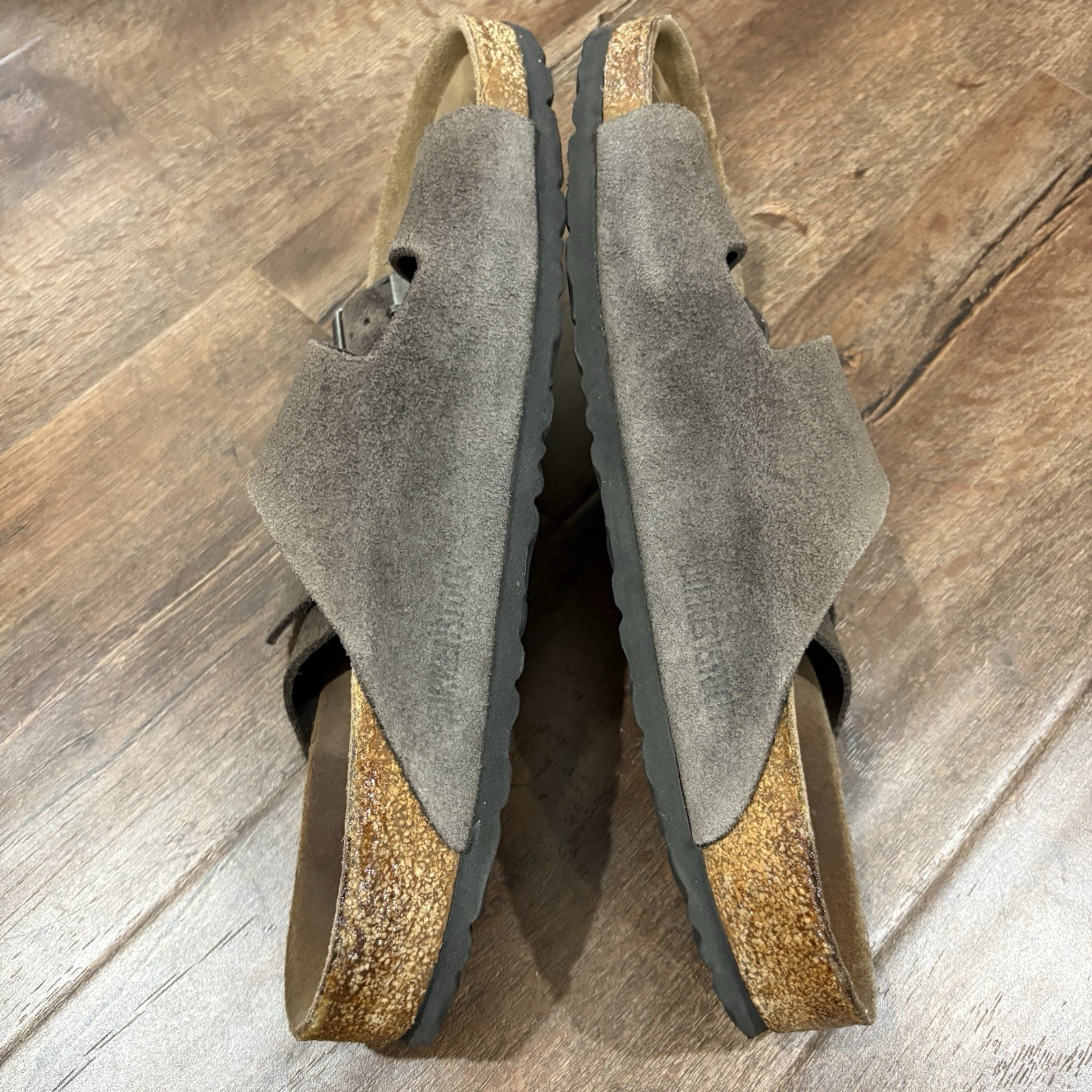 Birkenstock Arizona Soft Footbed Mocha Suede Sandals EU 43 Regular Wide