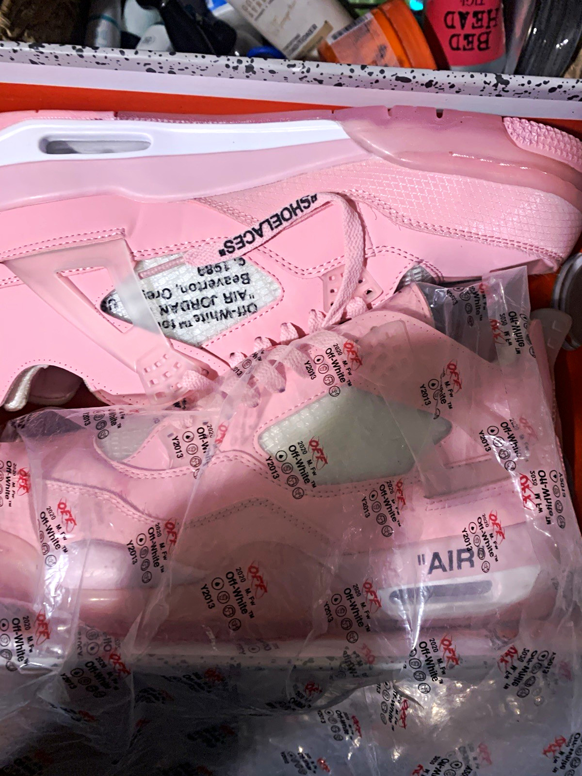 Jordan Air Jordan 4 x Off-White SP Sail Women’s Mid Top CV9388-100