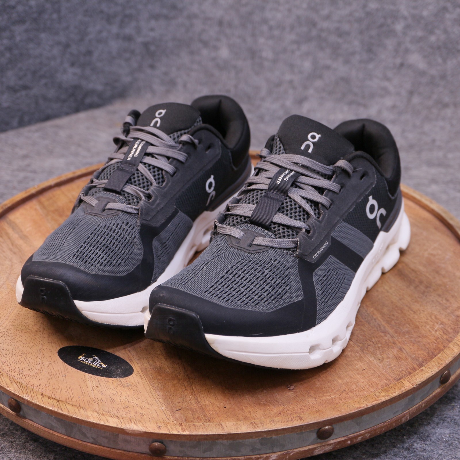 On Cloudrunner 2 Eclipse Black Womens Size 7.5 US Running Walking Shoes Sneakers