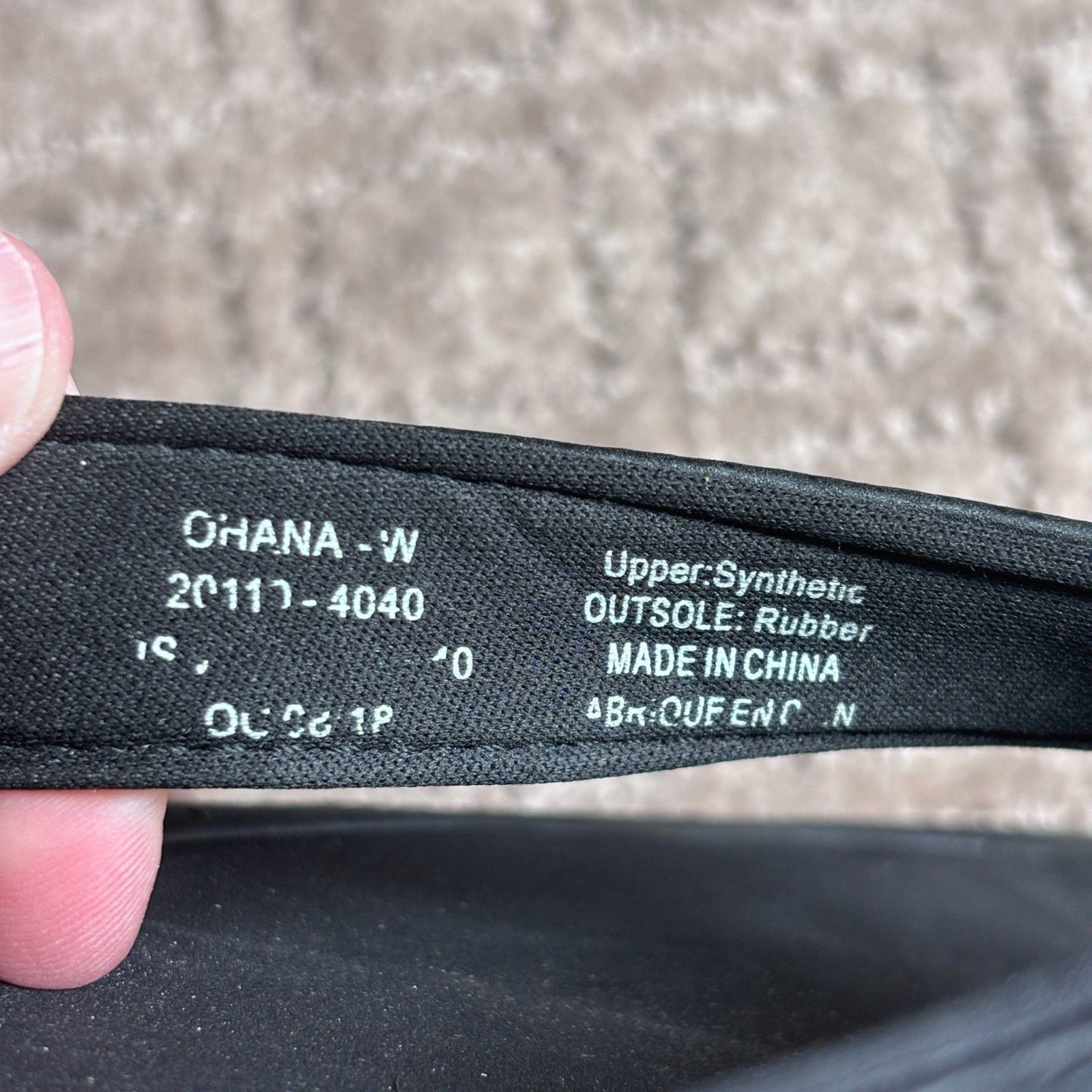 Olukai Ohana Flip Flop Sandals Women’s 10 Black Casual Travel Vacation Comfort