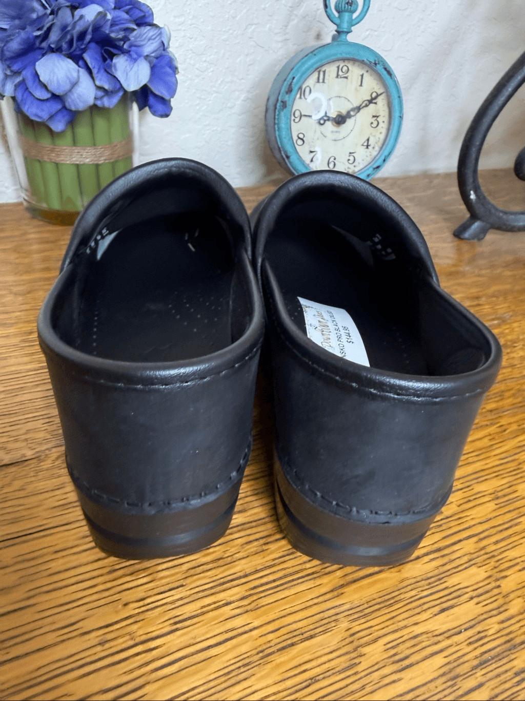 NEW Dansko Professional Clog in Oiled Black Leather NIB Boho, Country Chic