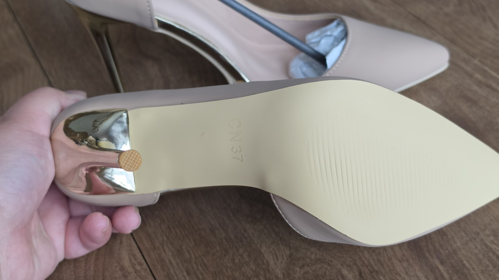 Apricot Color Elegant High Heel Shoes EU 37 / 6.5