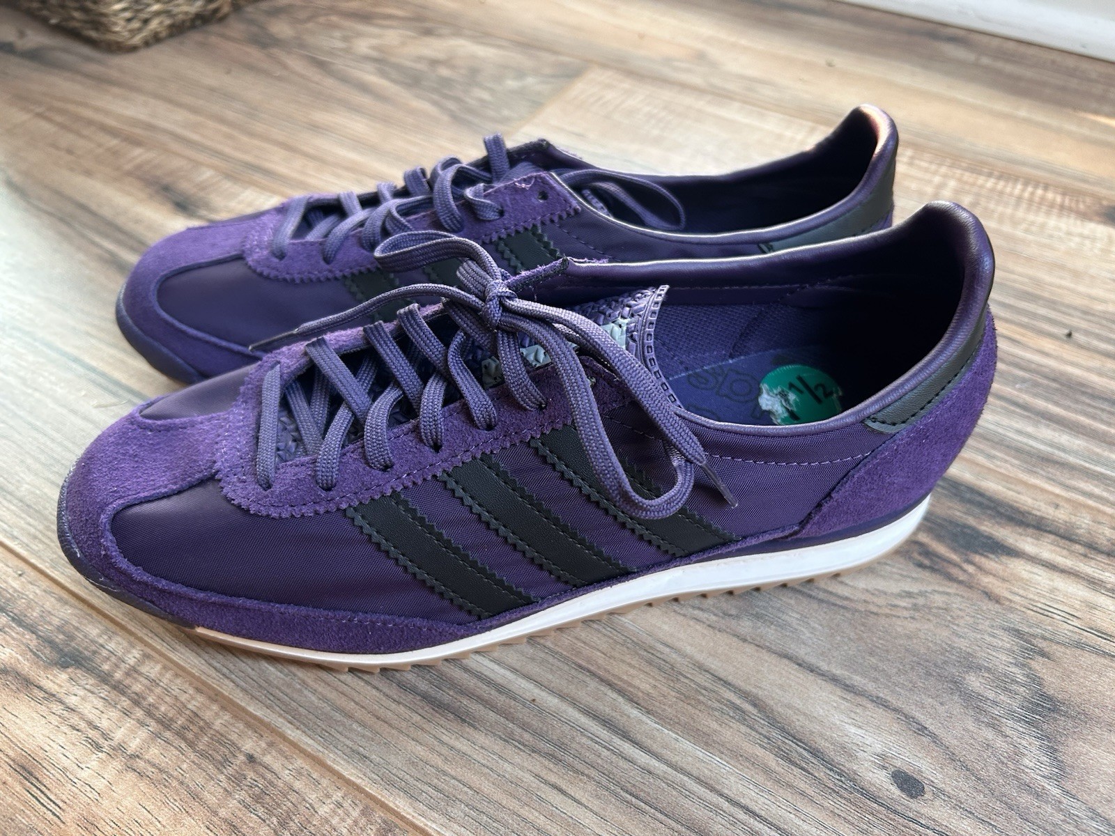 Adidas Shoes Sneakers SL 72 OG Women’s Purple / Black JQ8378 Size 7.5