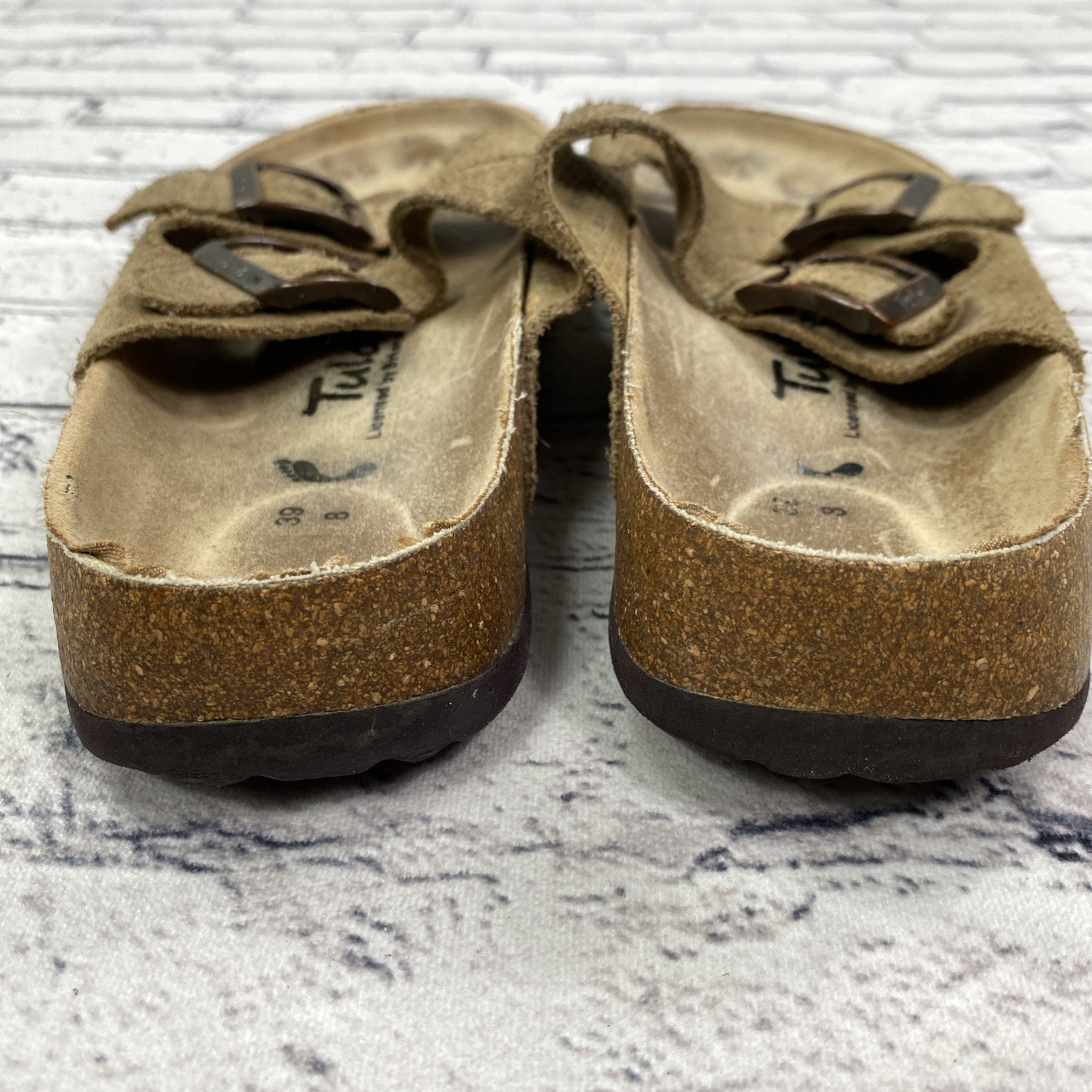 Tula by Birkenstock Sandals Women’s Size 39/US 8 Brown Slip On Slide Beach Boho