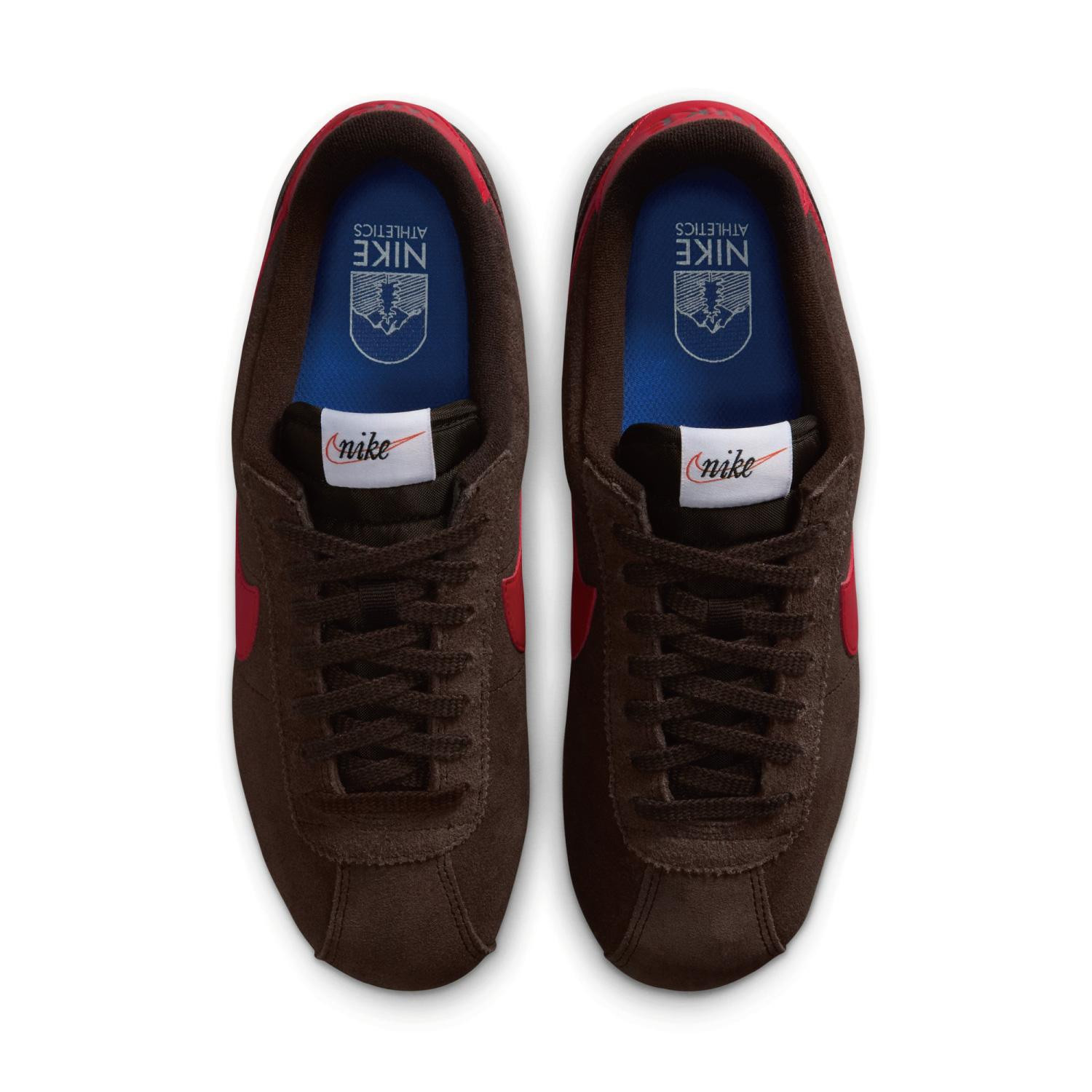 NIKE Women’s Cortez IB1857-200 Velvet Brown University Red Sail