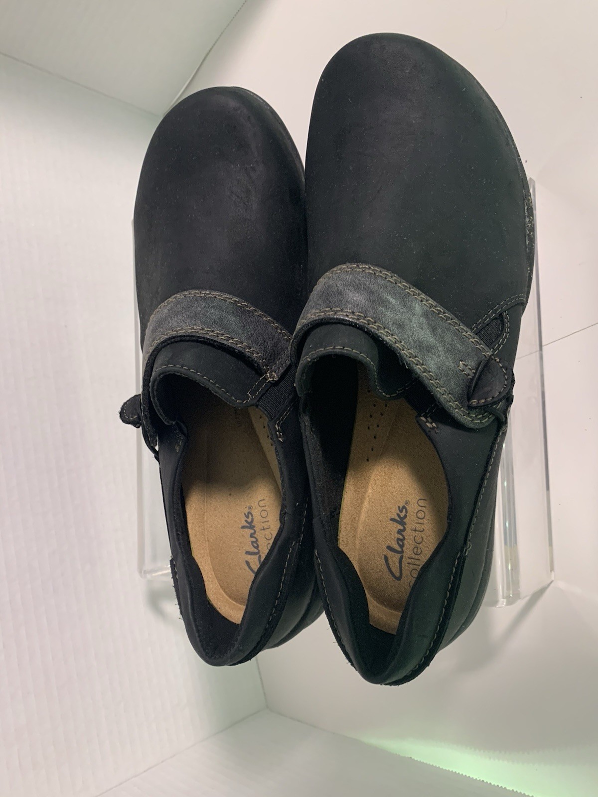 Clarks Womens Roseville Dot – Black Loafer US 10, EU 41.5