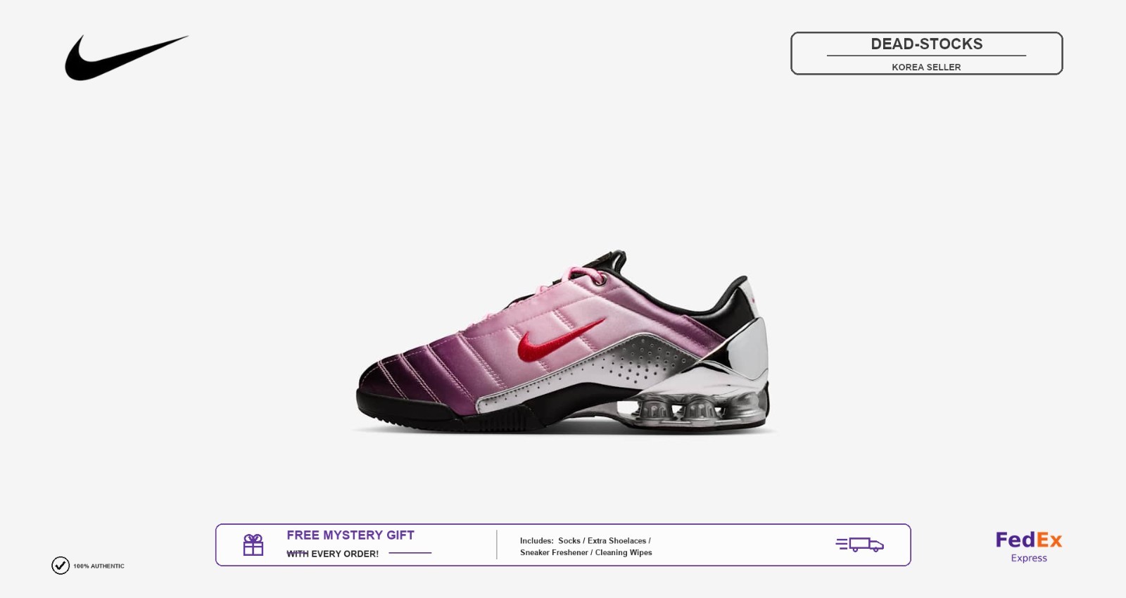 Nike Women’s Women’s Total 90 Shox Magia x Forget-me-no IQ5683-601 Expeditedship