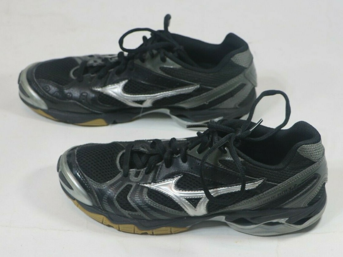 Mizuno Wave Bolt 2 Womens Volleyball Pickleball Sneakers Black Size 8.5W