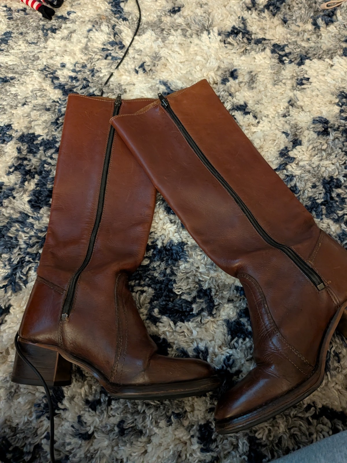 True Vintage 1970s Made In Brazil Braided Retro Boho Style Size 7R