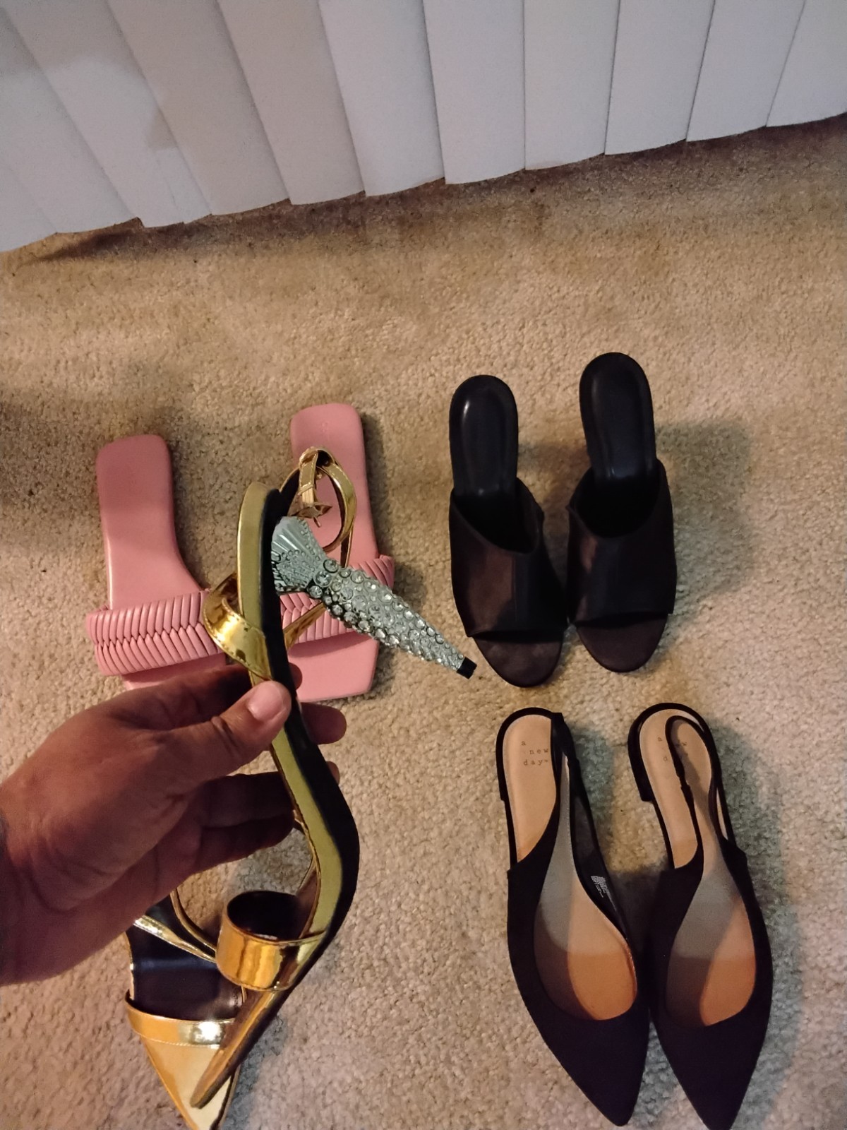 8 Pairs of shoes (Steve Madden, Fashion Nova, Misc)
