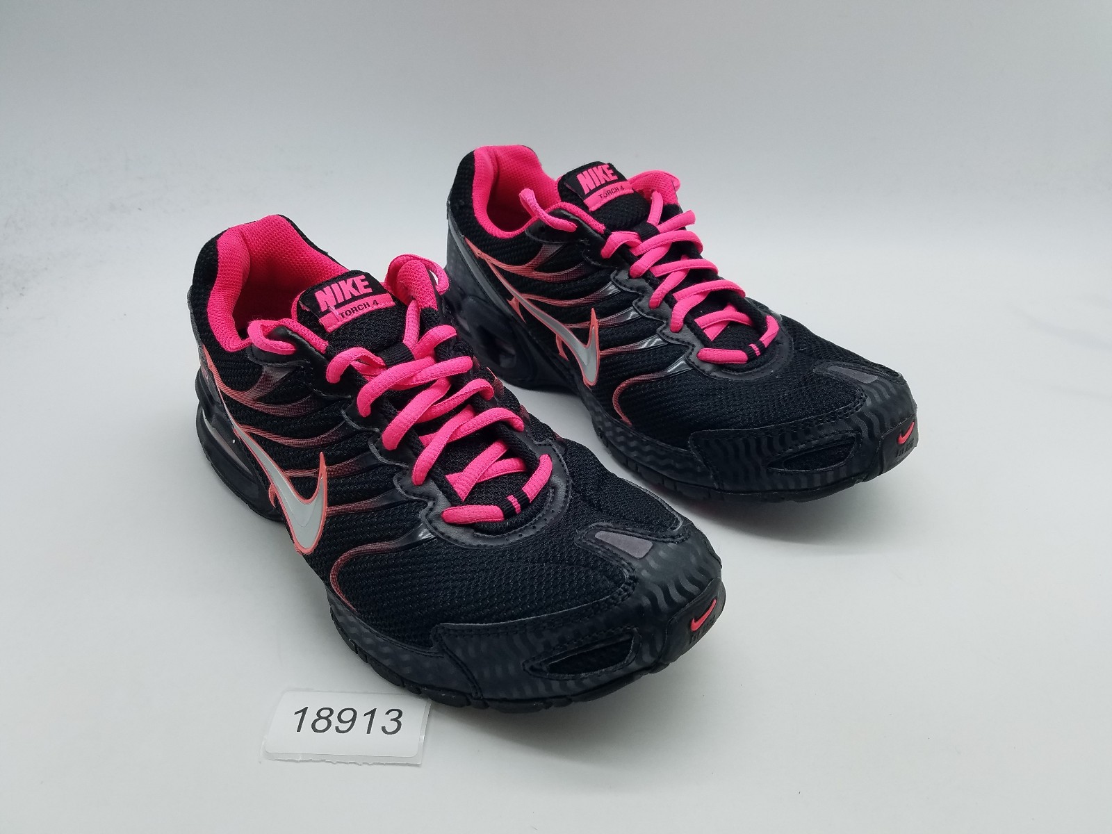 Nike Air Max Torch 4 Women’s Size 11 Running Shoes Black Pink