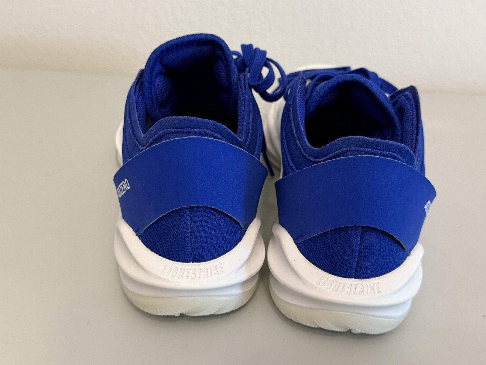adidas Adizero Select 2.0 Low Top Lace-Up Athletic Sneaker White/Blue 2024