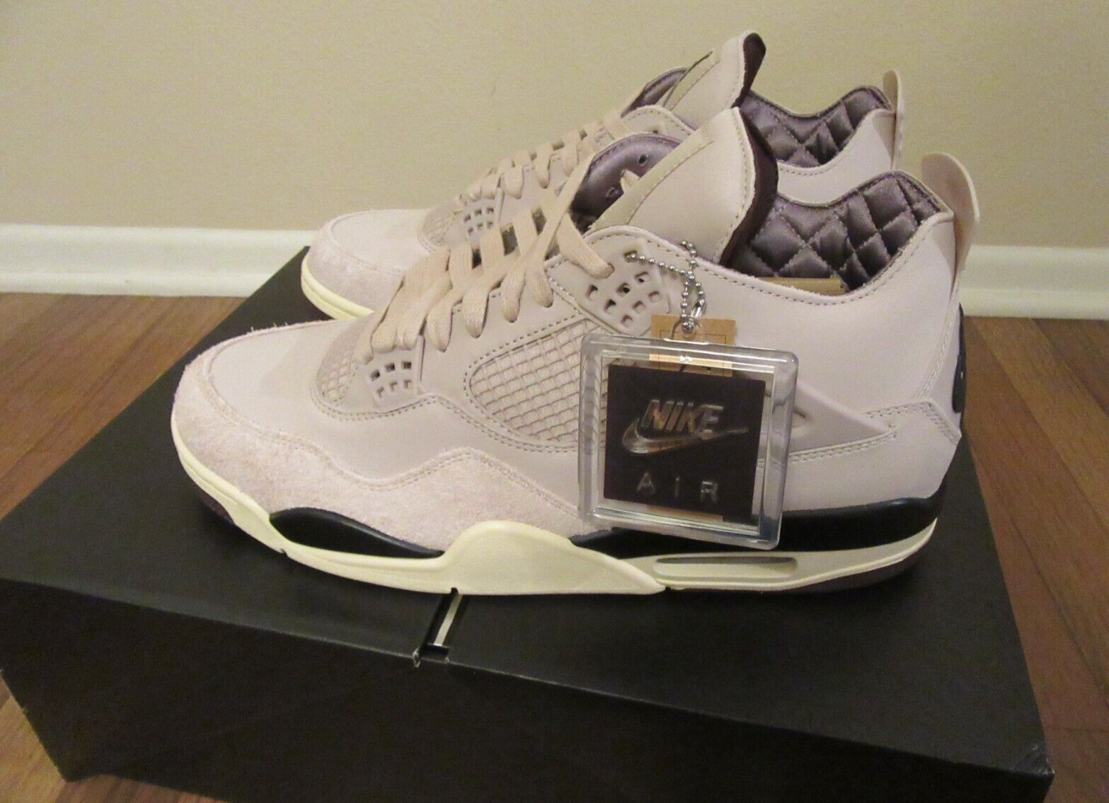 Nike Women’s Air Jordan 4 Retro OG SP A Ma Maniere Size 13 Fossil FZ4810 200 New