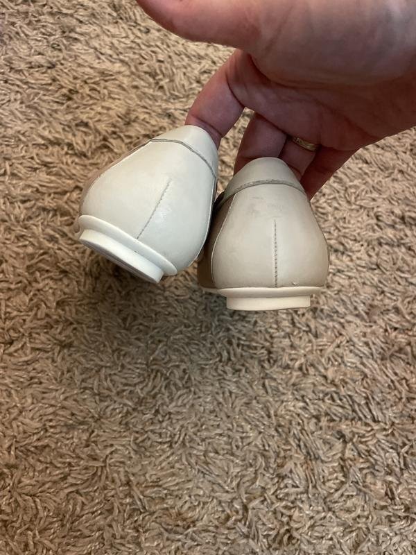 women navy boot heels beige 36 #B9NS