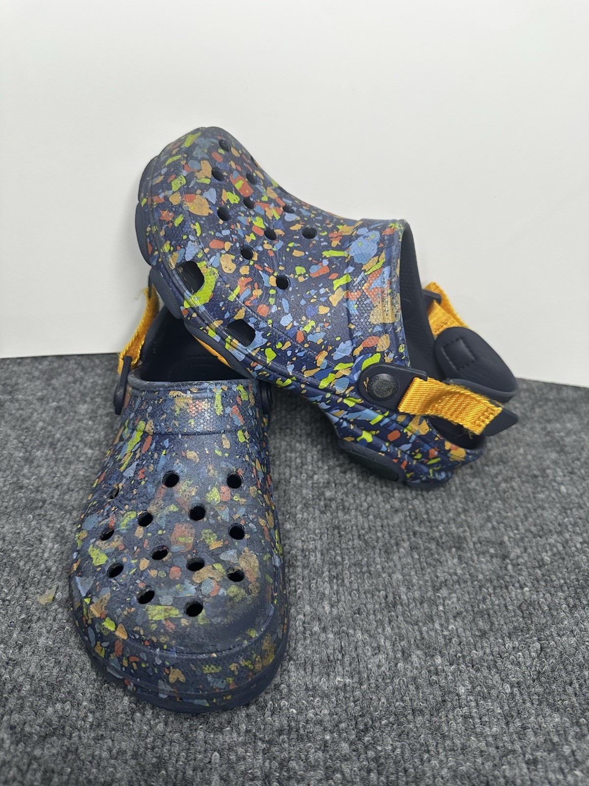 Crocs Classic All-Terrain Terrazzo Clogs Junior Size 4 Women’s Size 6 Shoes