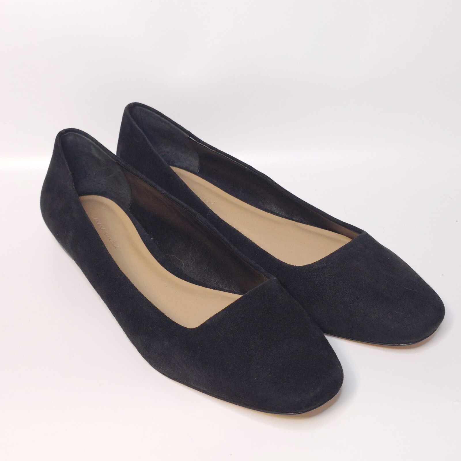 BANANA REPUBLIC Suede Ballet Flats Minimalist Comfort Office Travel Womens Sz 11