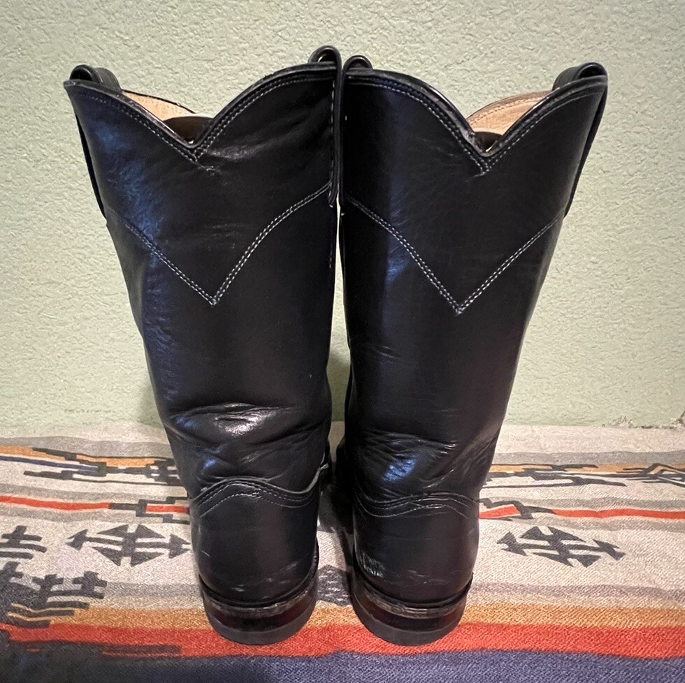 90’s Justin Ropers L3057 Navy Women’s Cowboy Boots 6.5B