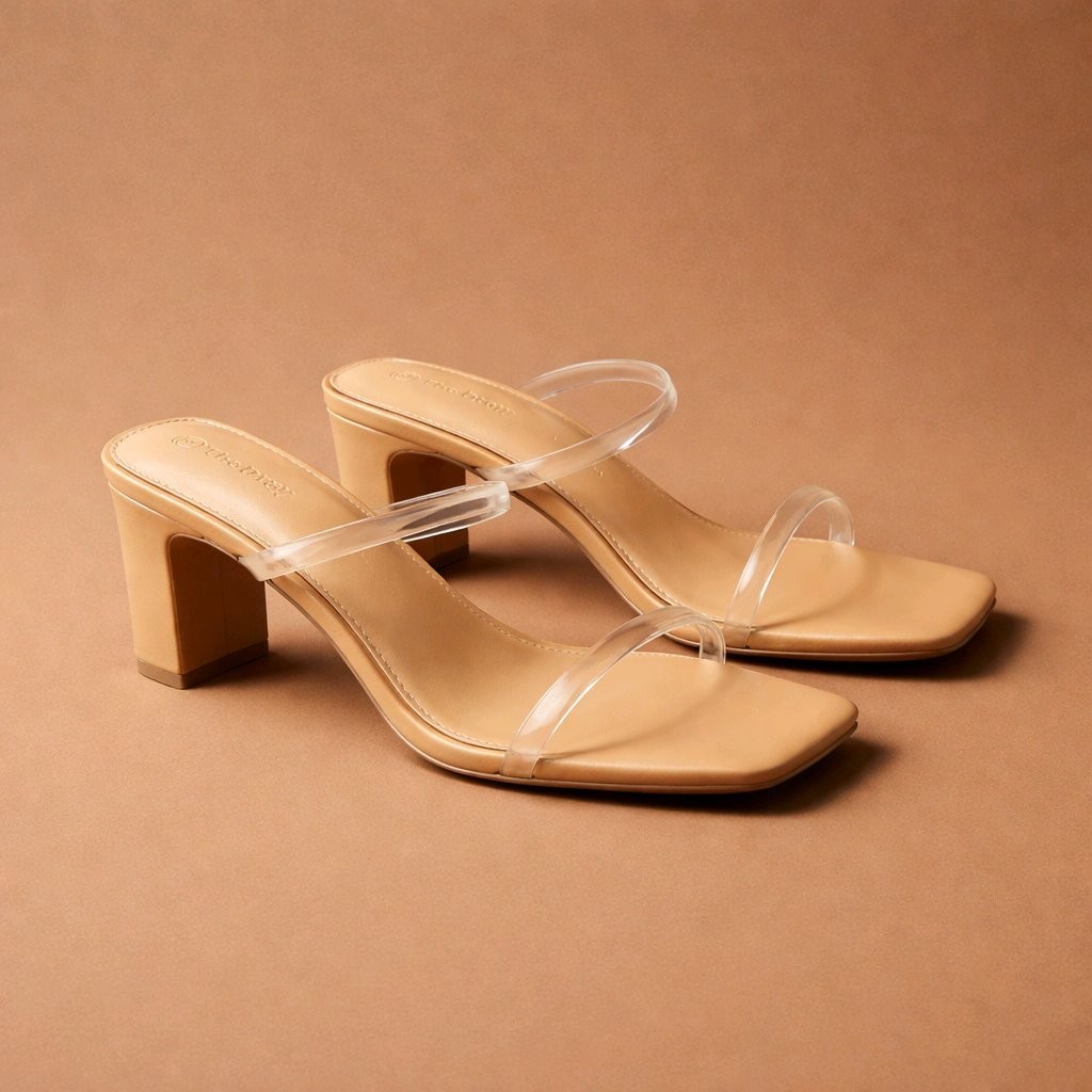 The Drop, Sandals, Ladies, Clear, NIB, Size 10, Casual, Date Night, Prom, Party
