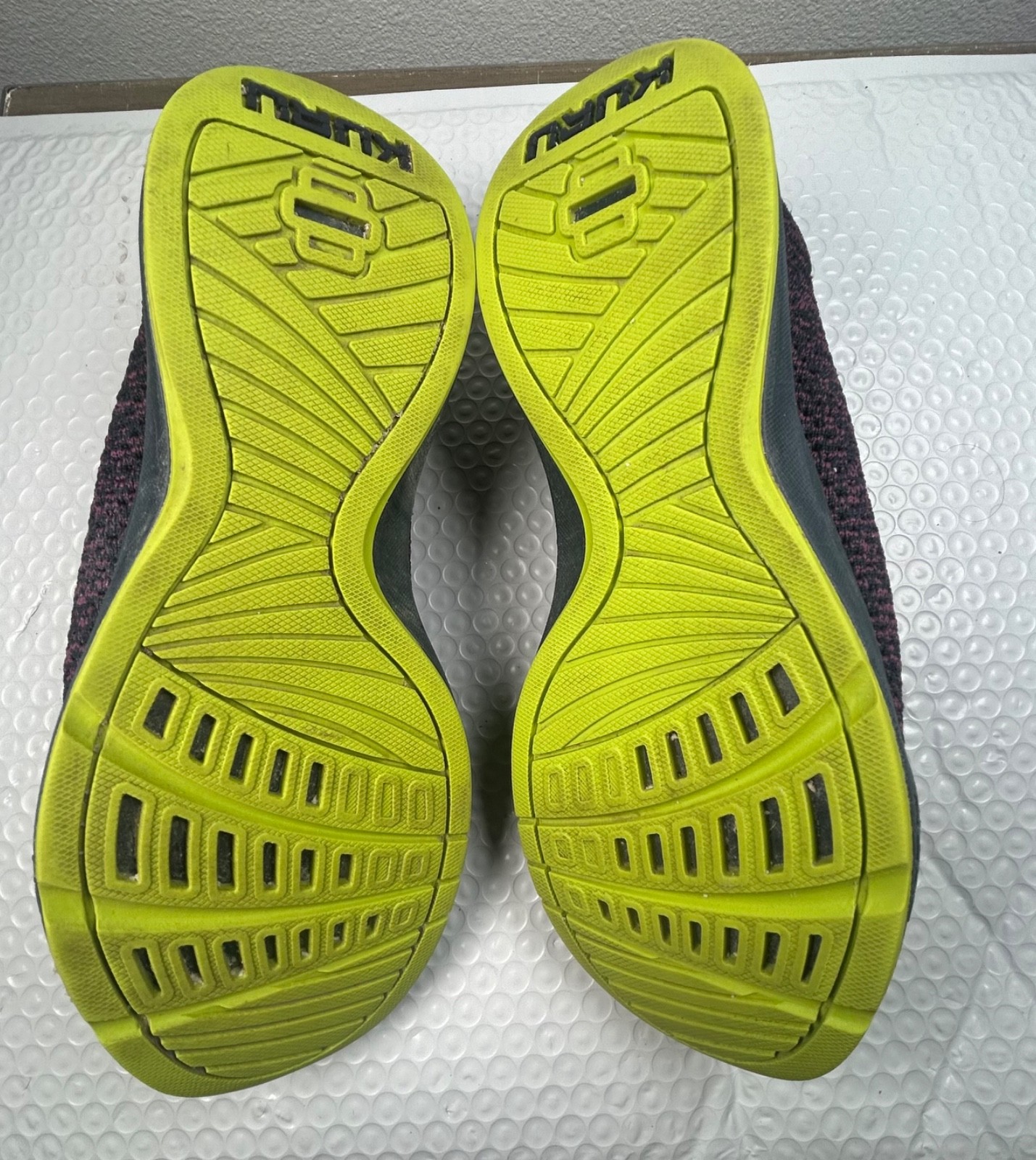 KURU Stride Slip-on Sneakers Women’s Size 8.5 Purple Mesh Knit Teal Shoes