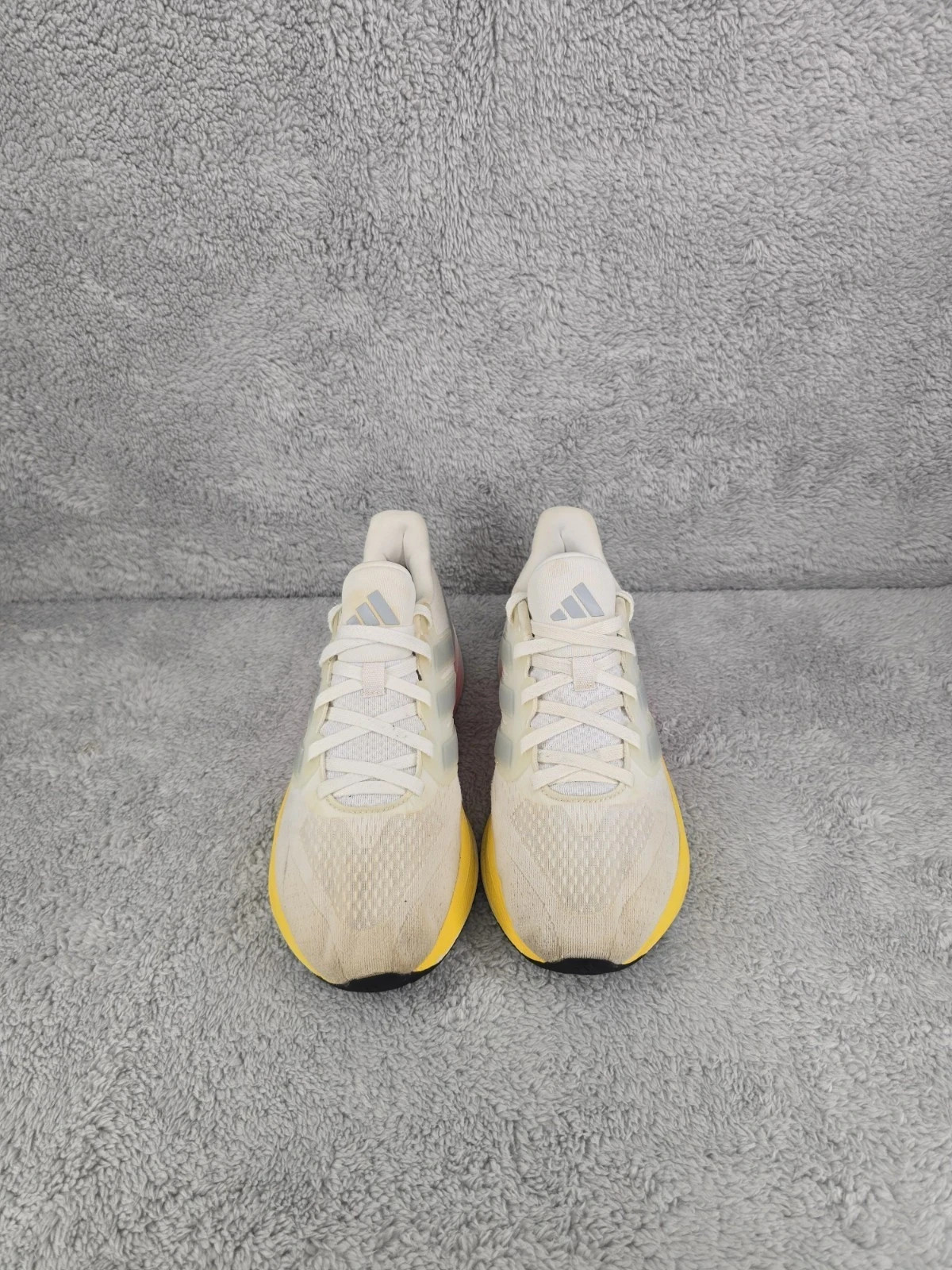 Adidas Womens Runfalcon 5 White Running Shoes Sneakers Size 6