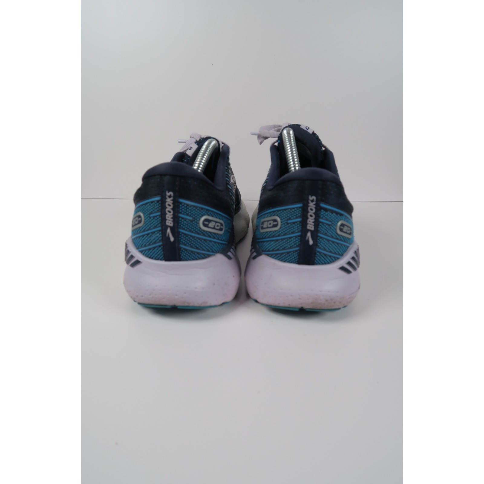 Brooks Glycerin GTS 20 Navy Blue Lavender Running Shoes Womens 10.5