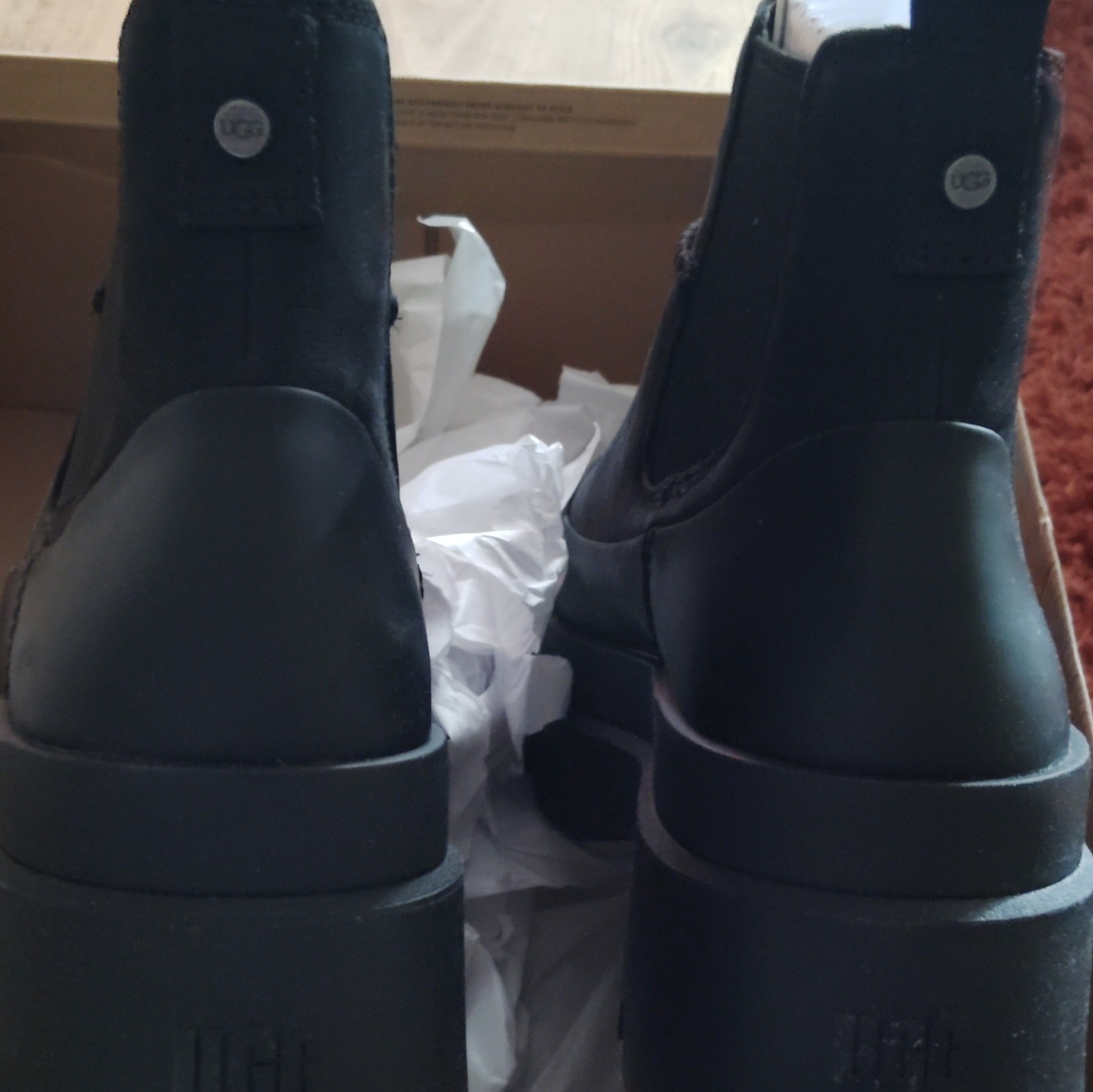 Size 11 Suede UGG Boots Brisbane Chelsea Black