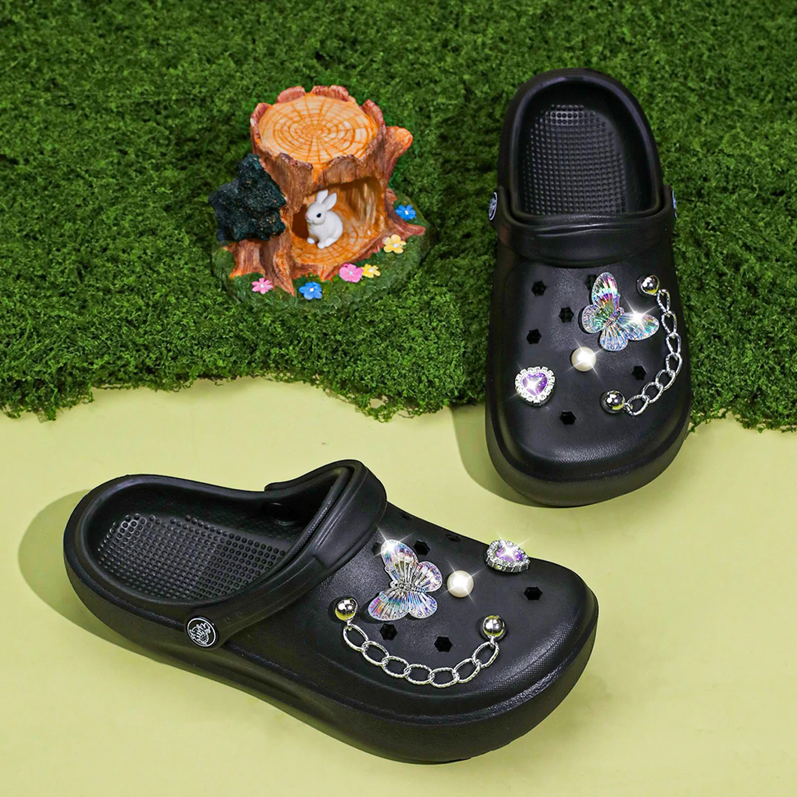 Ladies’ Clogs Outdoor and Indoor, Lightweight Two-way Wear Garden Shoes