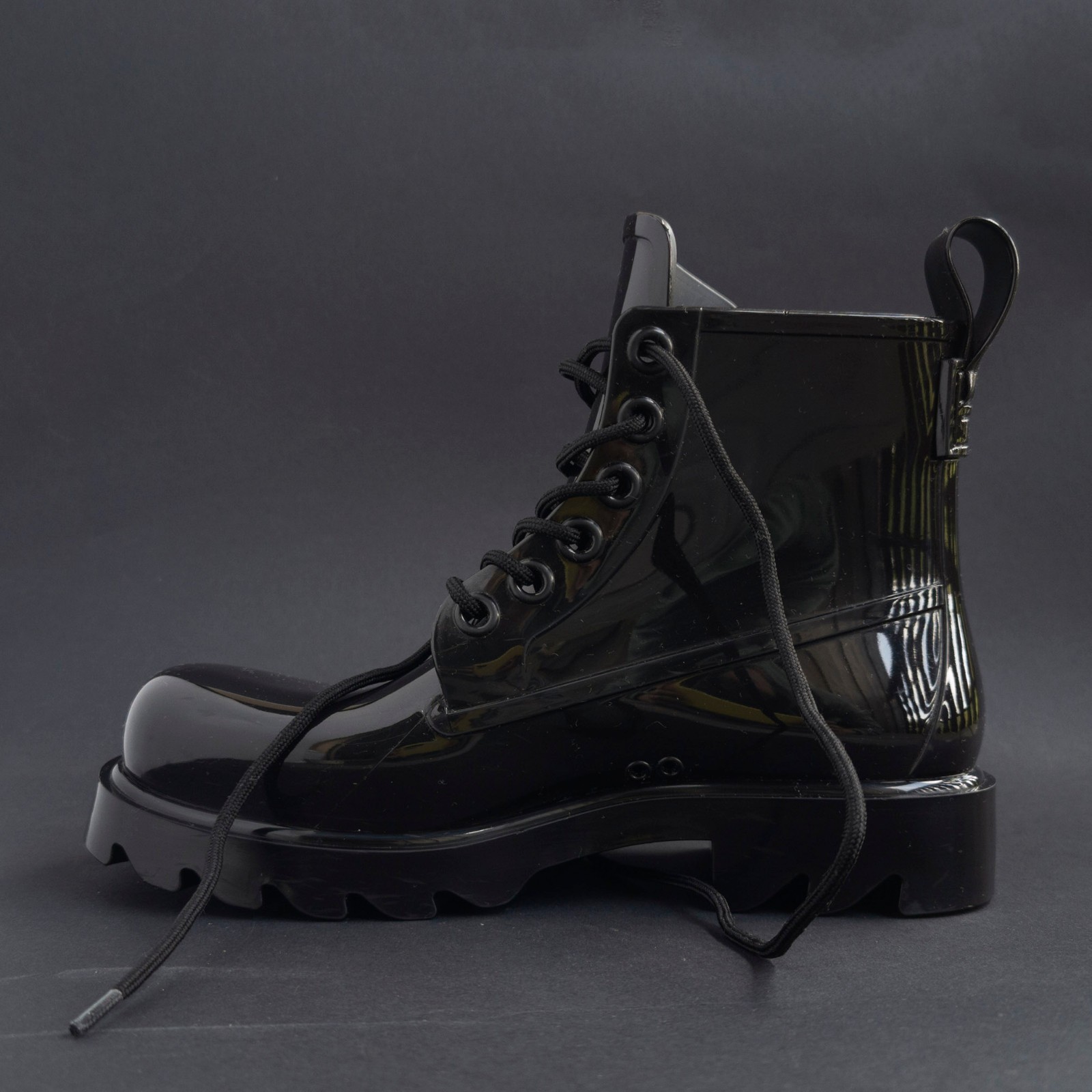 NP~650€ Bottega Veneta rubber boots 37 rubber stride boot black shiny