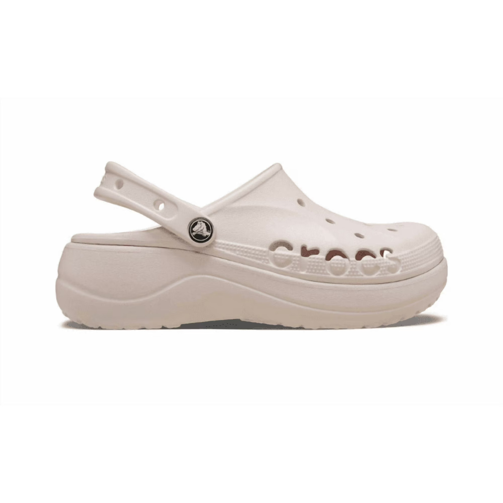 Crocs Women’s Baya Platform Clog Barely Pink Slip-on with Heel Strap Comfortable