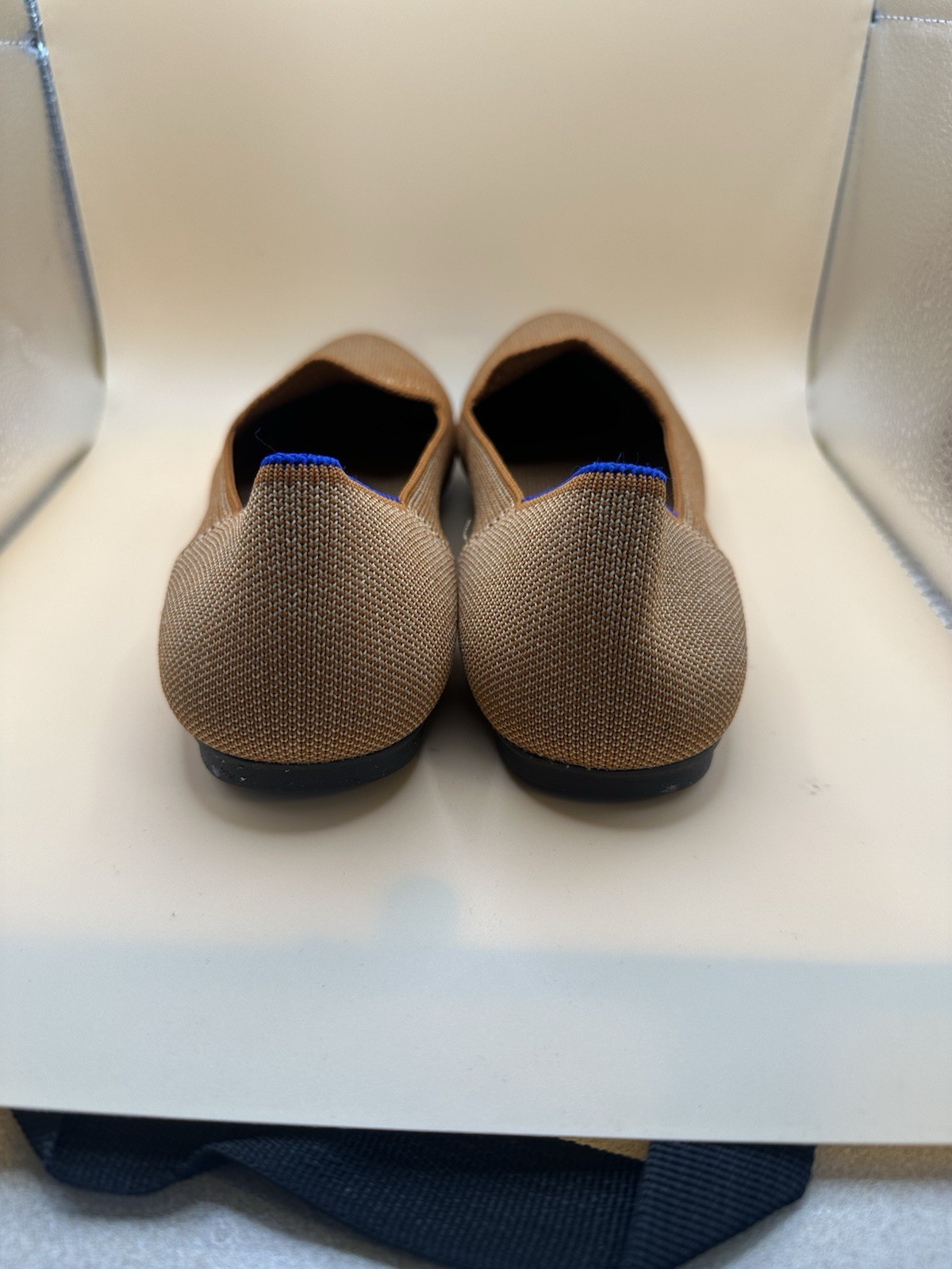 Rothy’s The Loafer Women’s US 7.5 Fawn Knit Fabric Slip On Casual Flats
