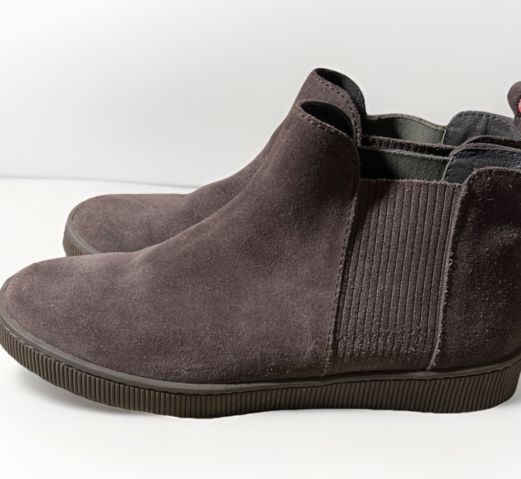 PEDRO GARCIA Paule Fox Castoro 166129 Womens Gray Suede Pull On Boots 39 US 8.5