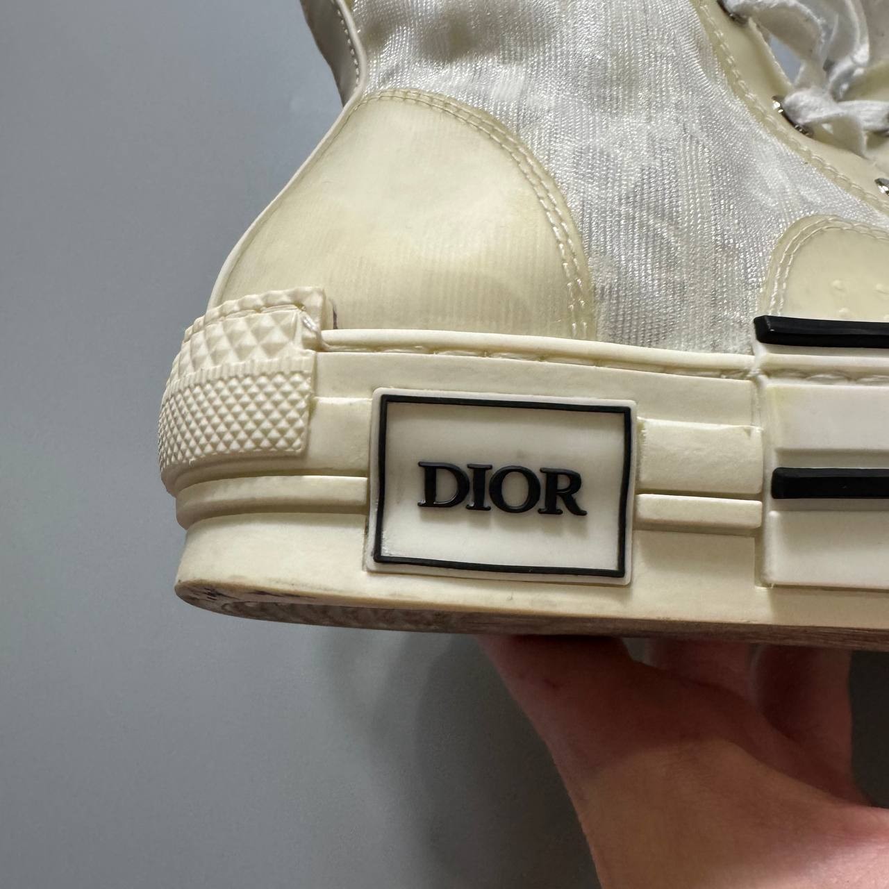 Dior B23 Monogram High-top Sneakers Size 37