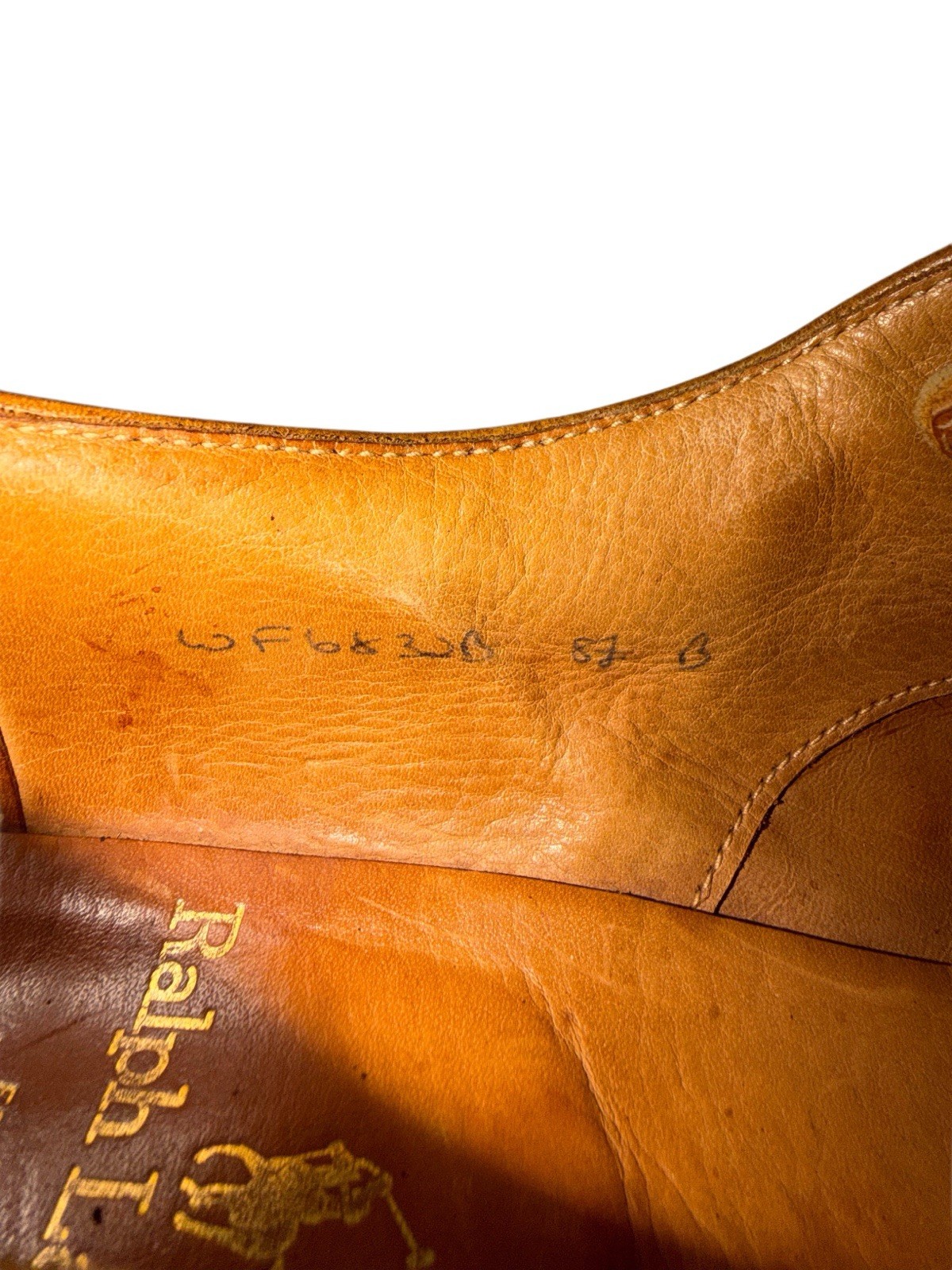 Ralph Lauren Crockett Jones Bench Oxford Shoes Women Sz 9.5 B Brown England YGI