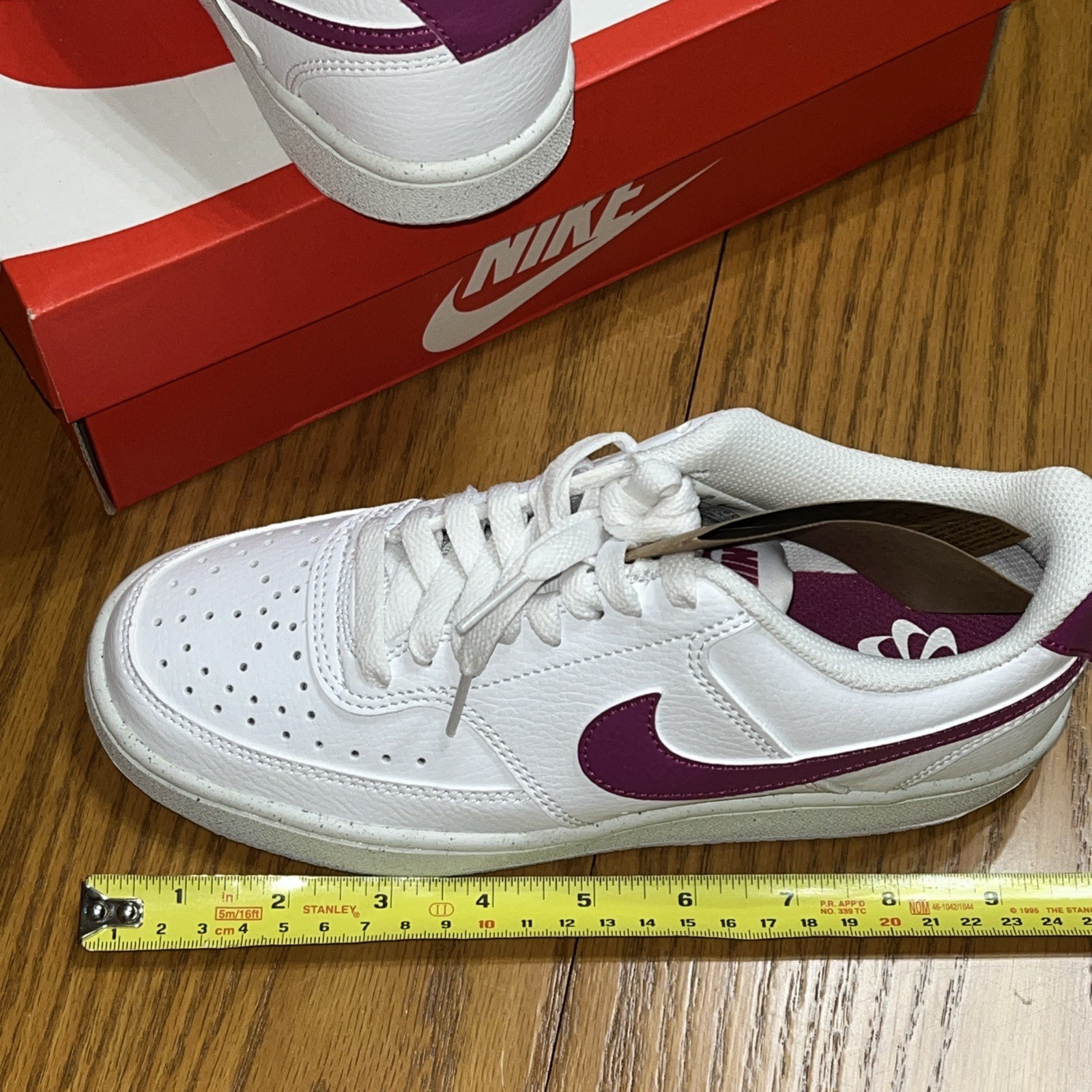 Nike Court Vision Low NN Women SZ6 Casual Shoes DH3158-500 Cactus Flower PinkNew