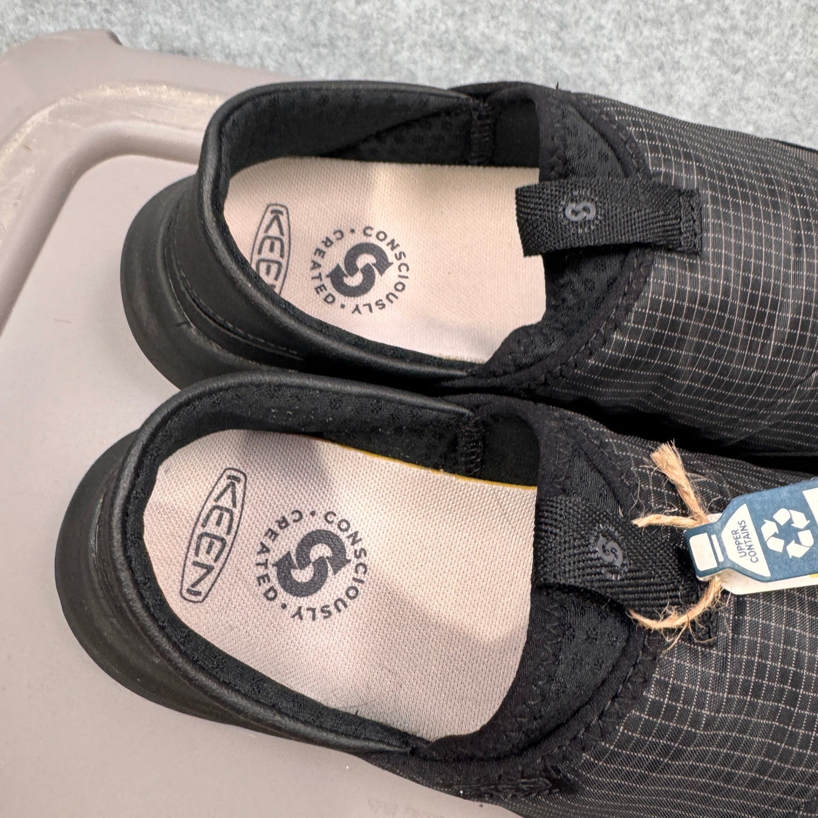 KEEN Shoes Womens Size 7 Black Whyser Recycled Slip On 1031151 NEW without Box