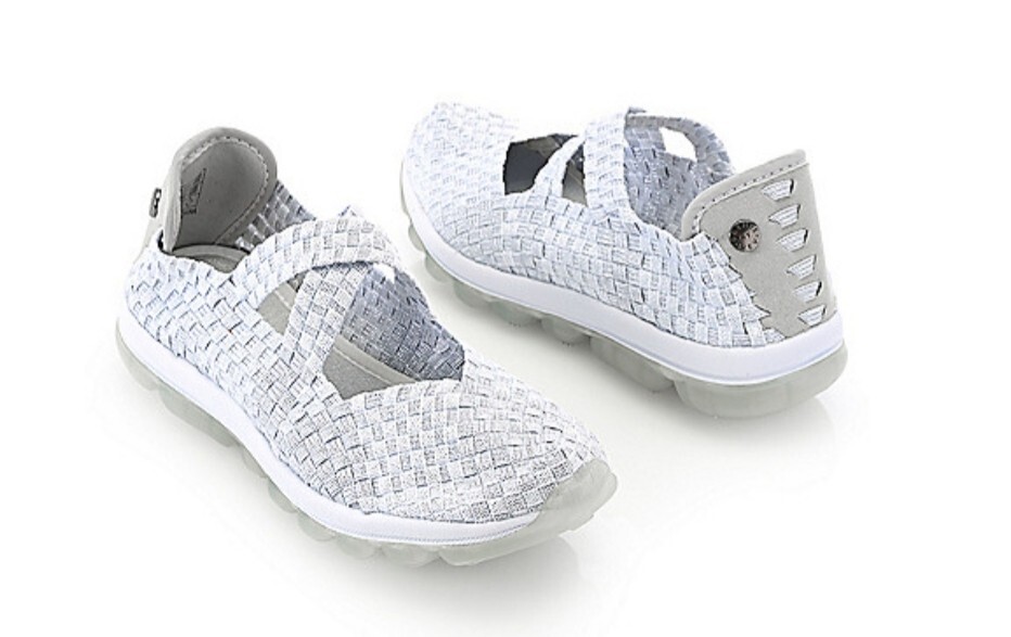 BERNIE MEV»GUMMIES DRAKE» WOVEN ELASTIC SLIP ON SANDALS