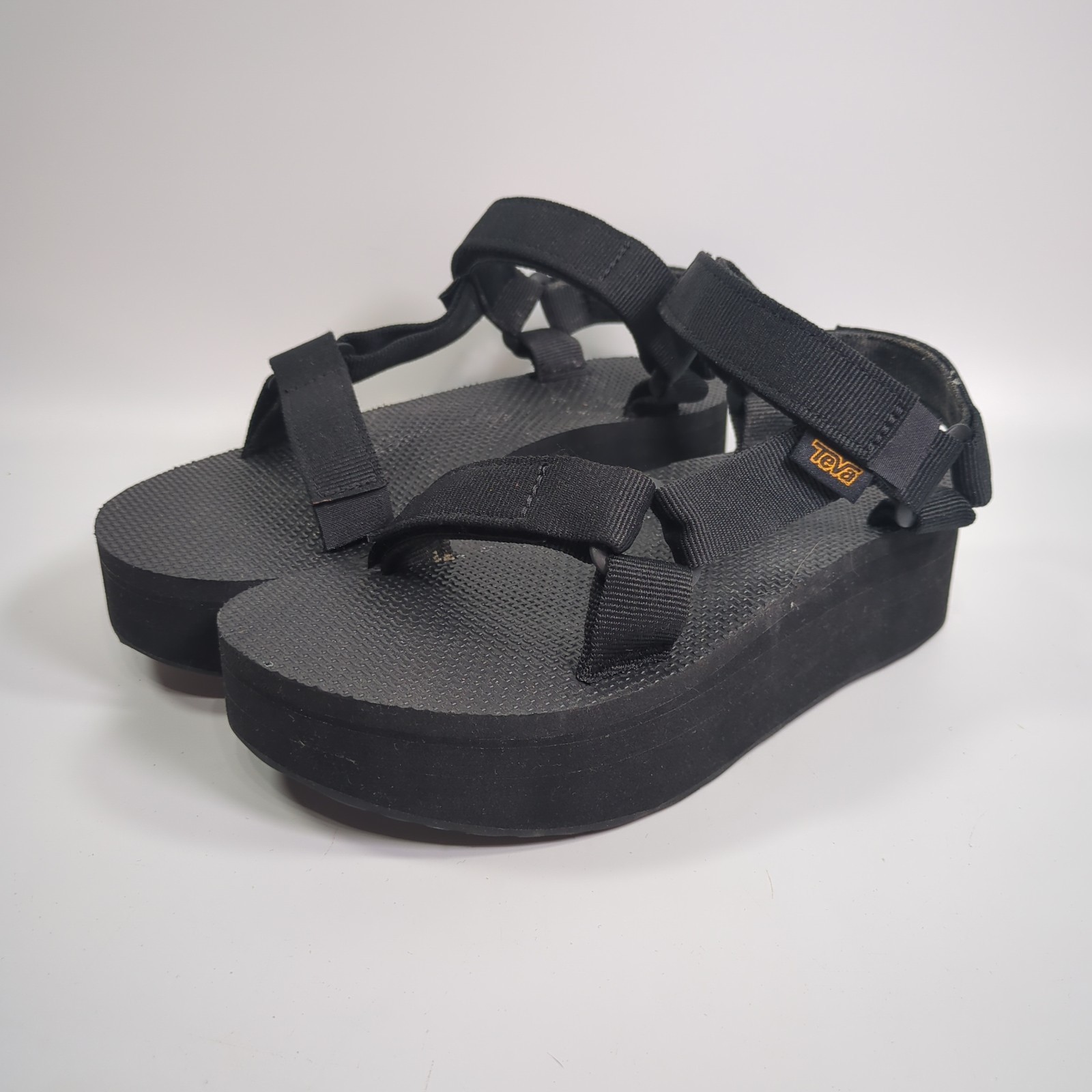 Teva Women’s Midform Universal Platform Sandals 1008844 Sz 5 Black