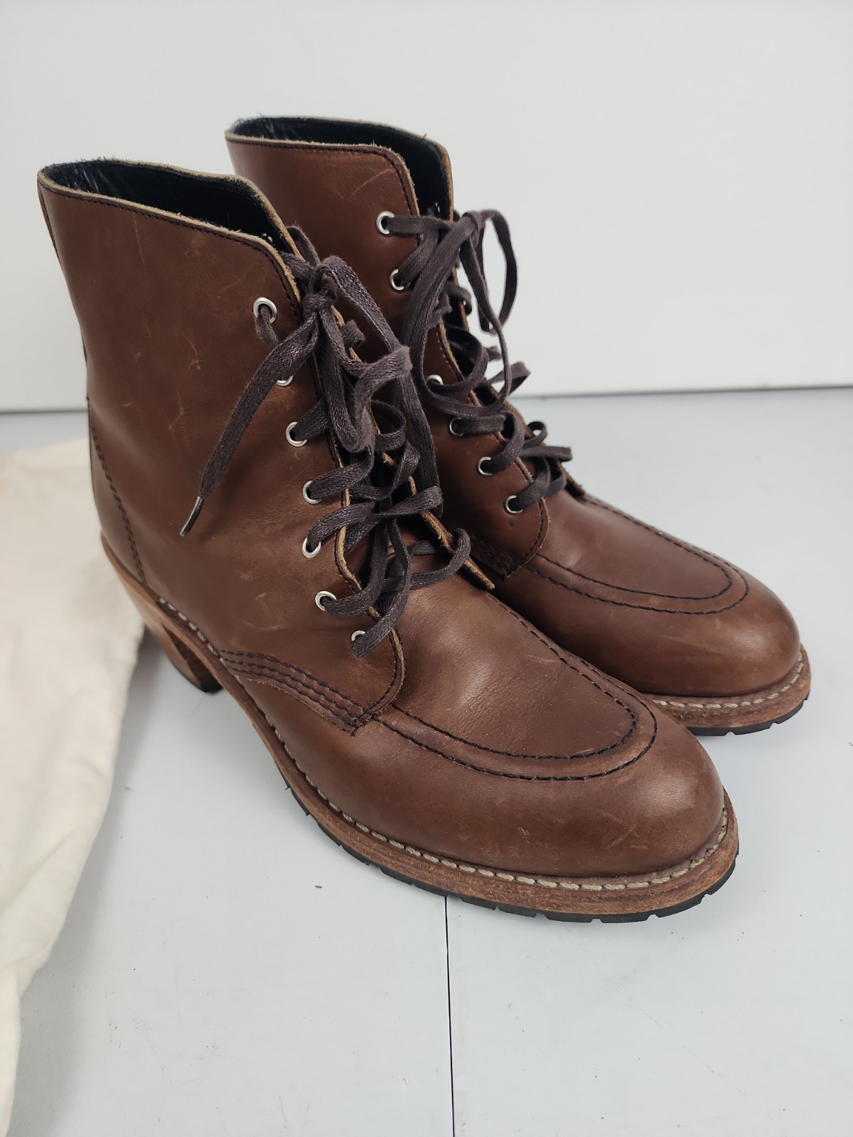 Red Wing Clara Boots Amber 3406 Women’s 8.5 B Brown Heeled USA