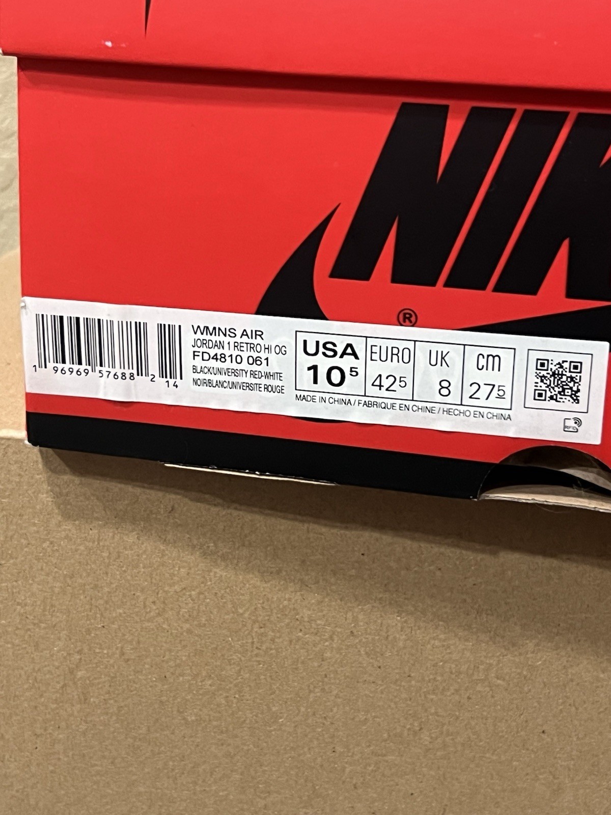 Jordan Air Jordan 1 Retro High OG Satin Bred Black/Red/White 2023 FD4810-061