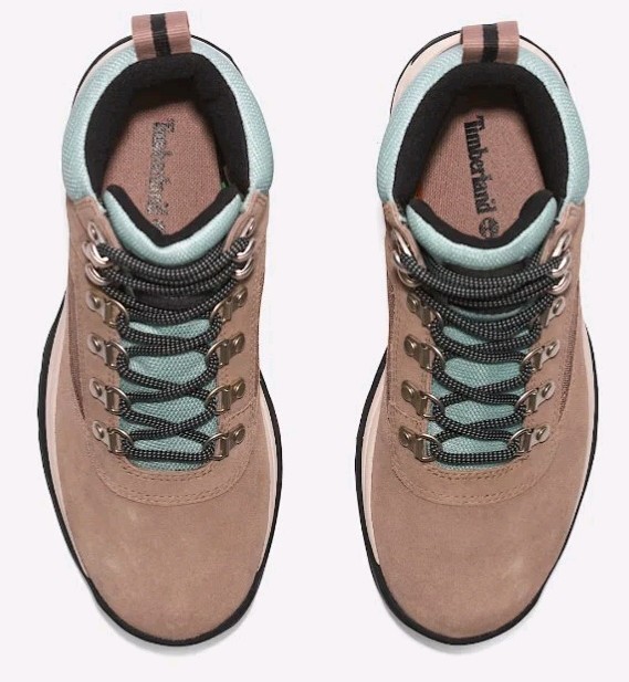 Womens TIMBERLAND WHITE LEDGE WATERPROOF MID Premium Leather HIKER Sz 9.5 Wide