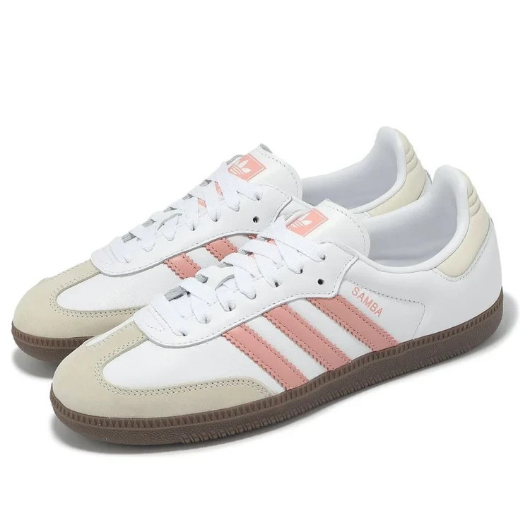 NWOB Size 9.5 – adidas Women’s Samba OG White Wonder Mauve IE6524