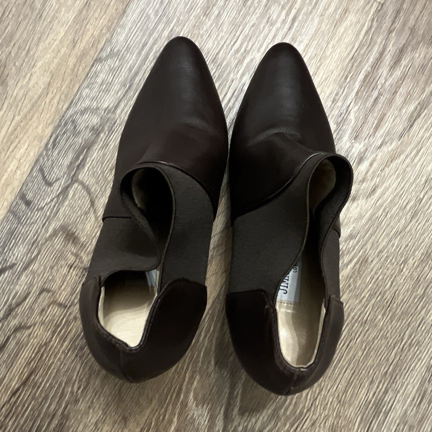 Jimmy Choo Women’s Brown Leather Pointed Toe Pump Slip-On US 6 EU 36.5