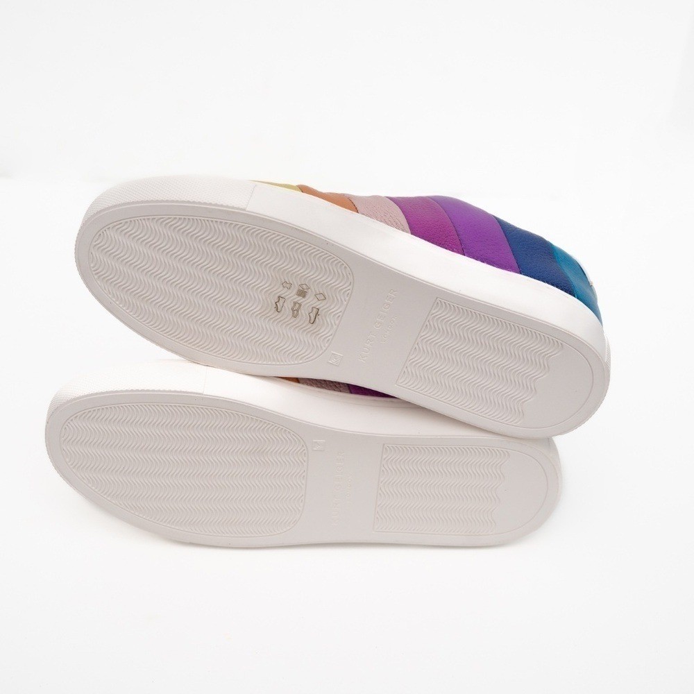 KURT GEIGER LONDON | New! Women’s Lane Stripe Low-Top Sneakers